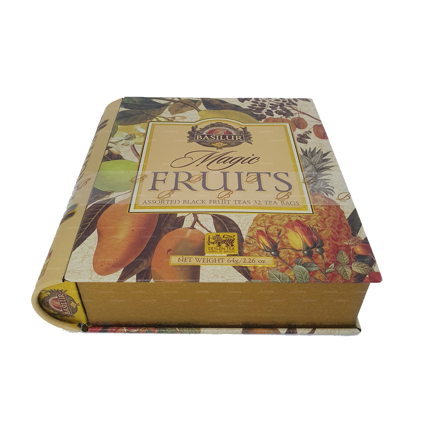 Livre de thé Basilur « Magic Fruits Assorted » (64g) Caddy