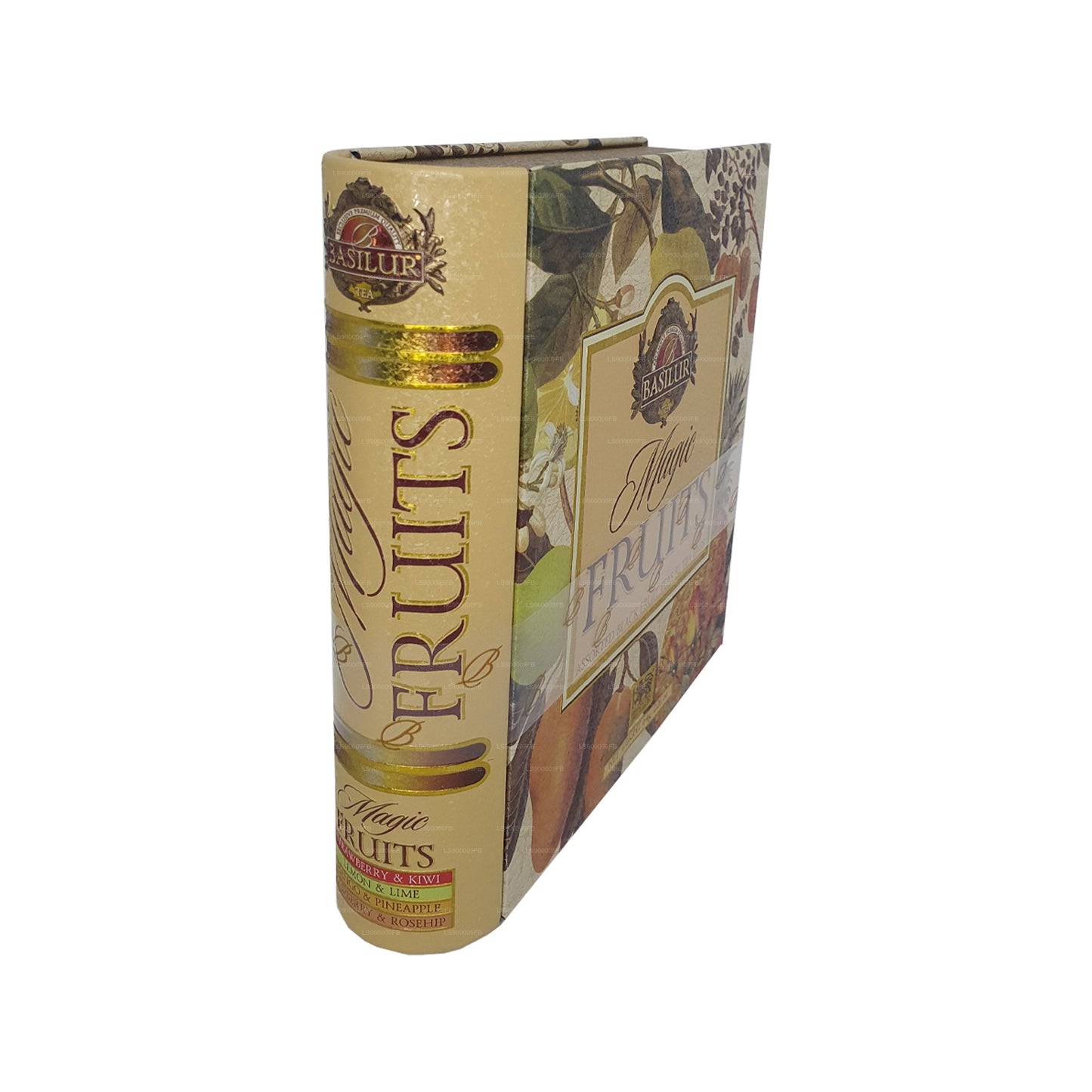 Livre de thé Basilur « Magic Fruits Assorted » (64g) Caddy