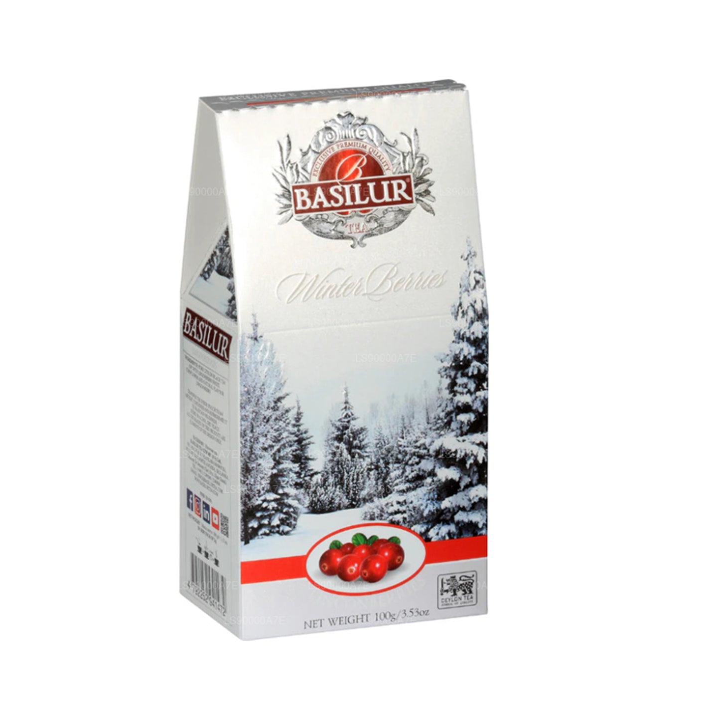 Baies d'hiver au basilic « airelles » (100g)