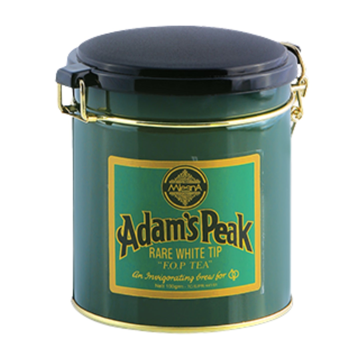 Thé Mlesna Adam's Peak Rare White Tip F.O.P. en boîte métallique (100 g)