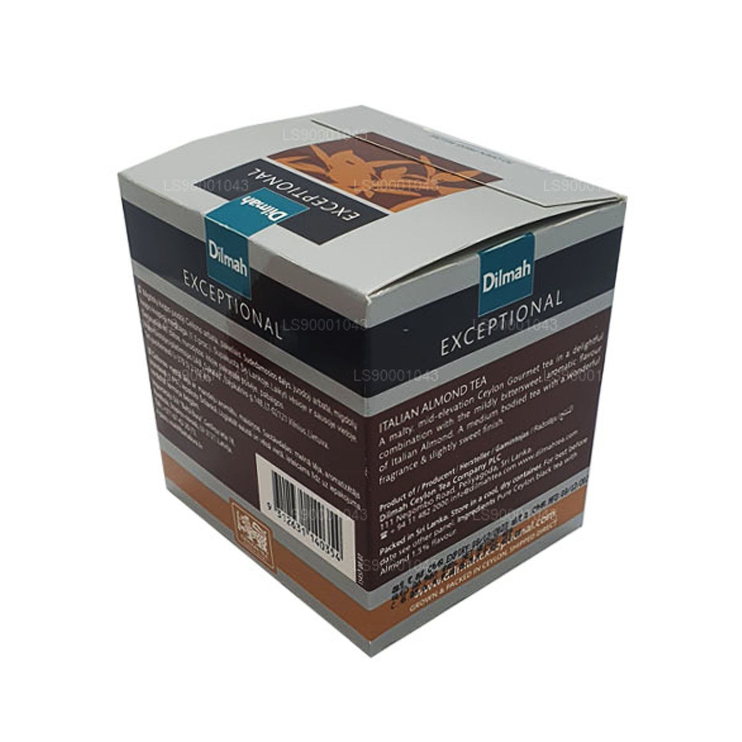 Dilmah Exceptional Italian Amande Real Leaf Tea (40g) 20 sachets de thé