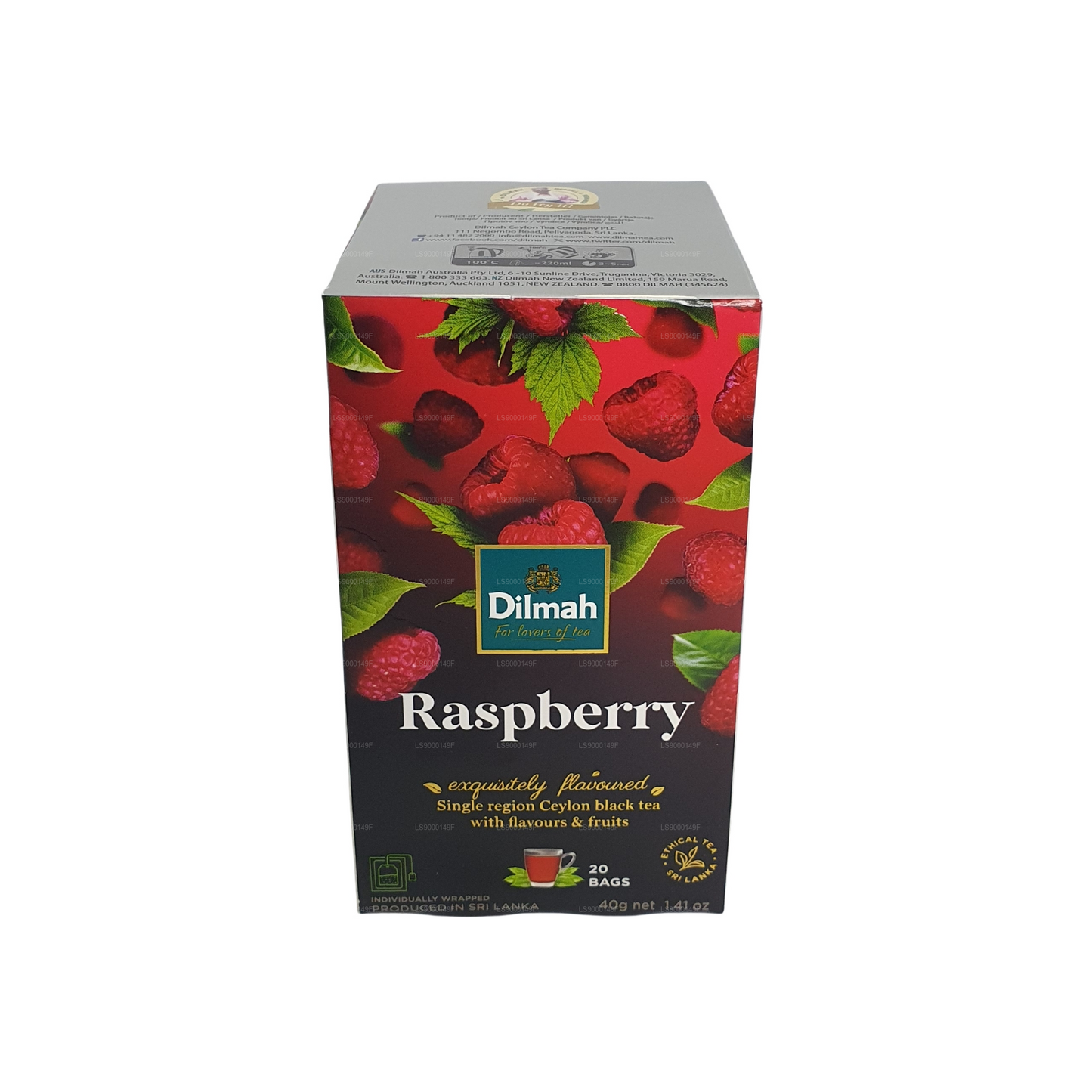 Dilmah Framboise (30 g) 20 sachets de thé