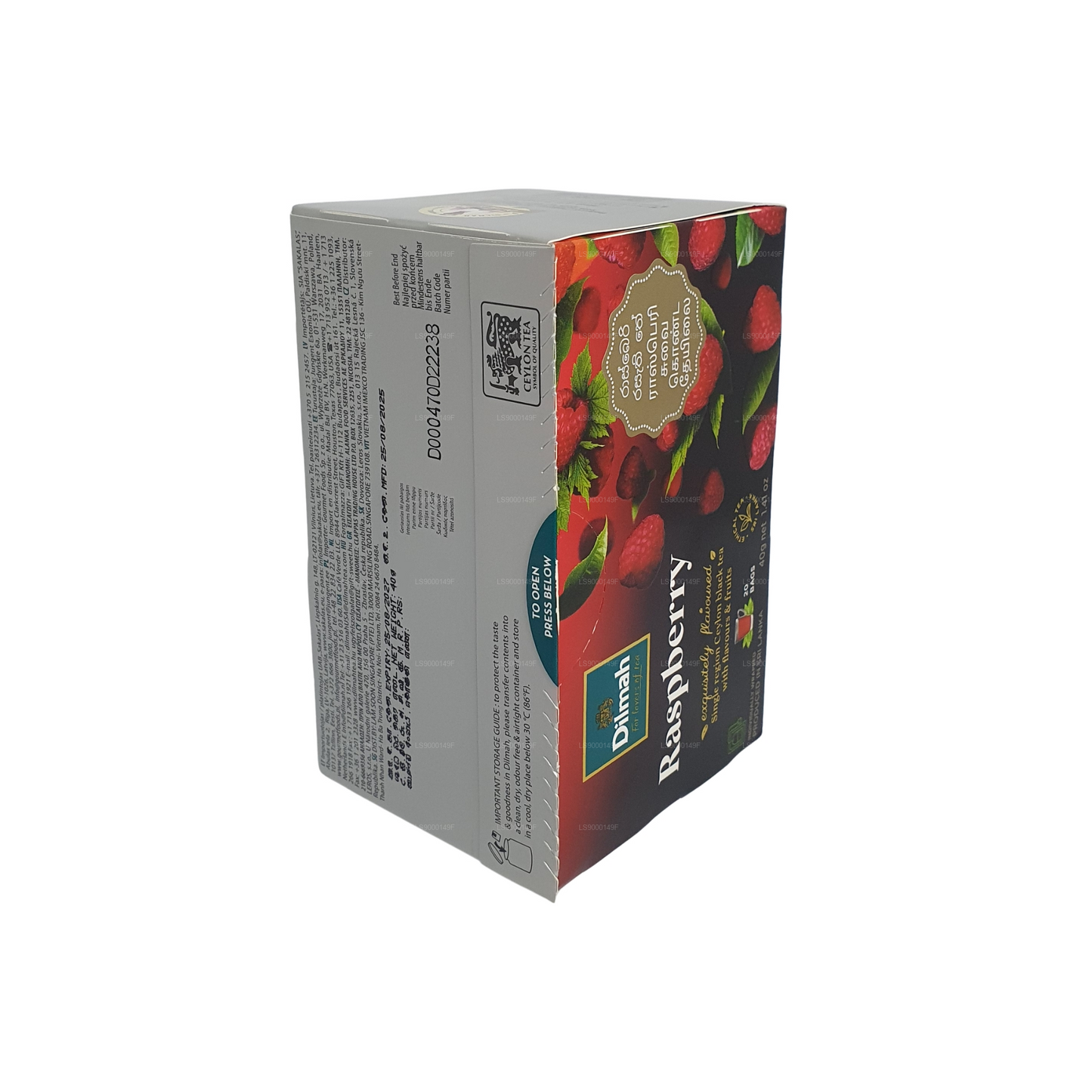 Dilmah Framboise (30 g) 20 sachets de thé