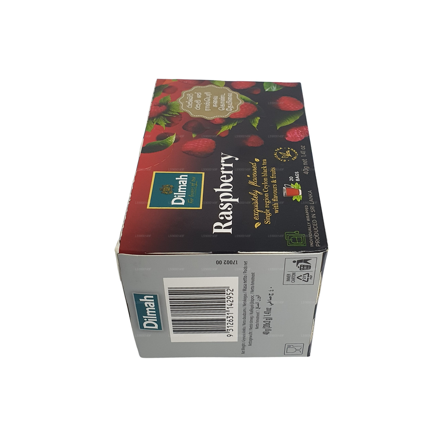 Dilmah Framboise (30 g) 20 sachets de thé