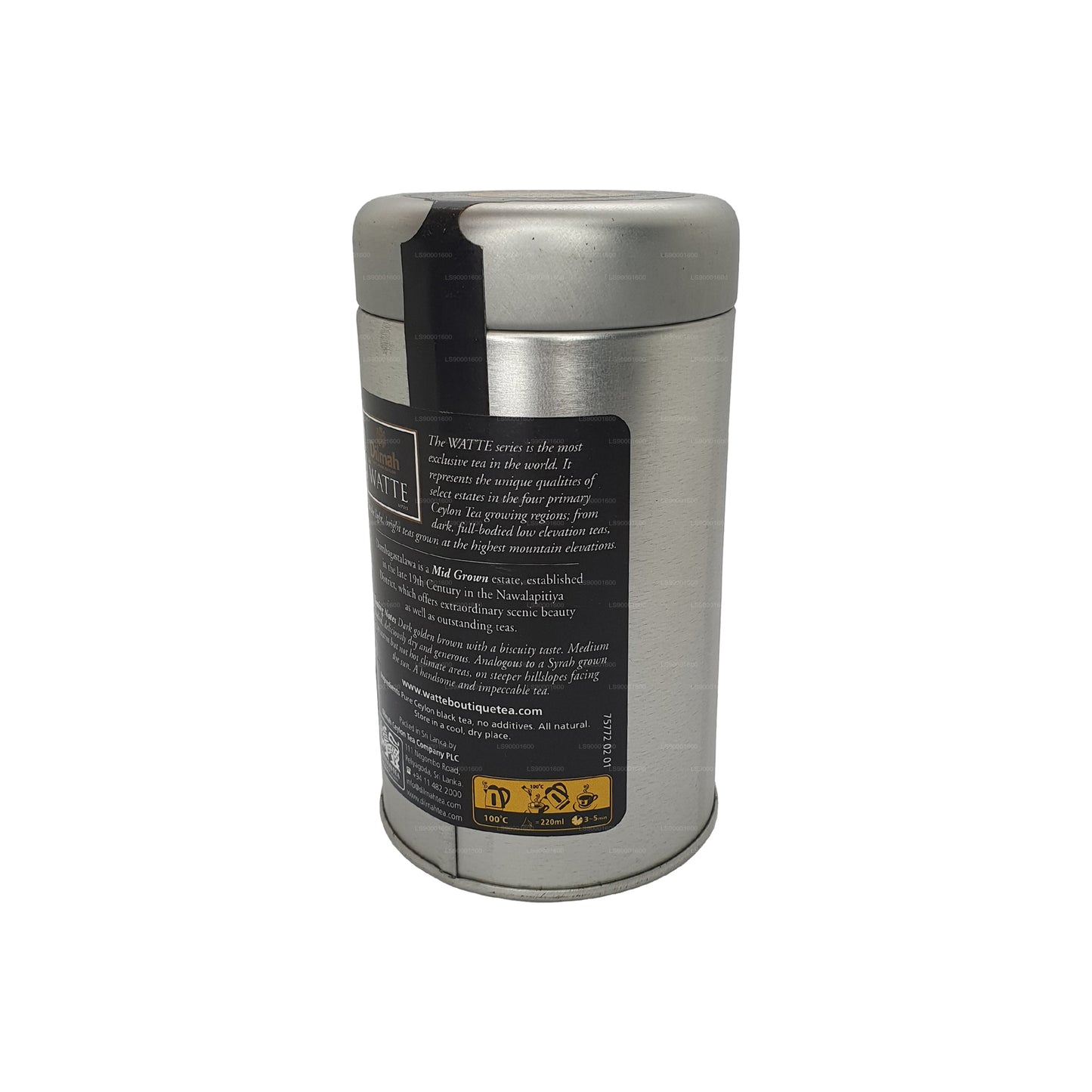 Boîte à thé Dilmah Dombagastalawa Single Estate (40 g)