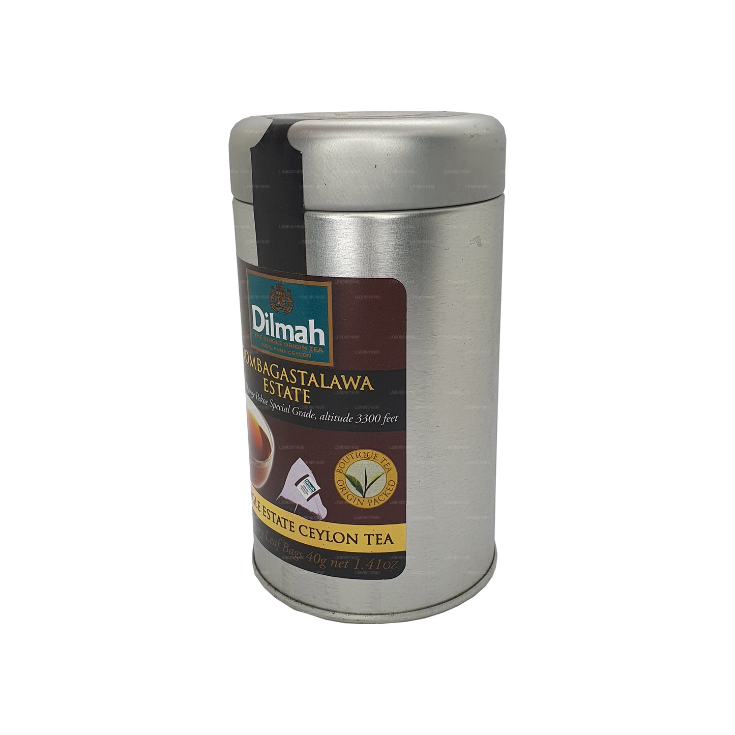 Boîte à thé Dilmah Dombagastalawa Single Estate (40 g)