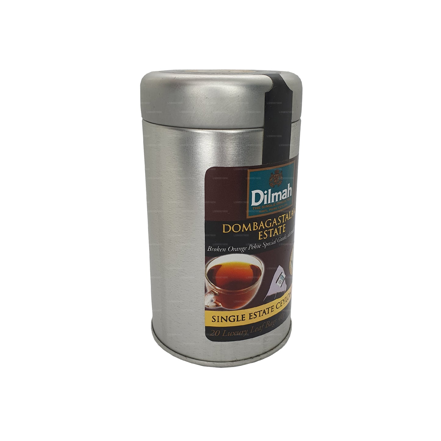 Boîte à thé Dilmah Dombagastalawa Single Estate (40 g)