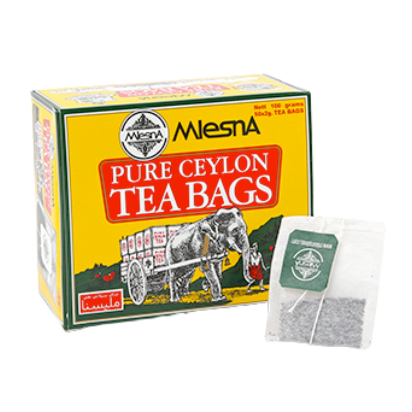 Thé de Ceylan pur Mlesna (100 g) 50 sachets