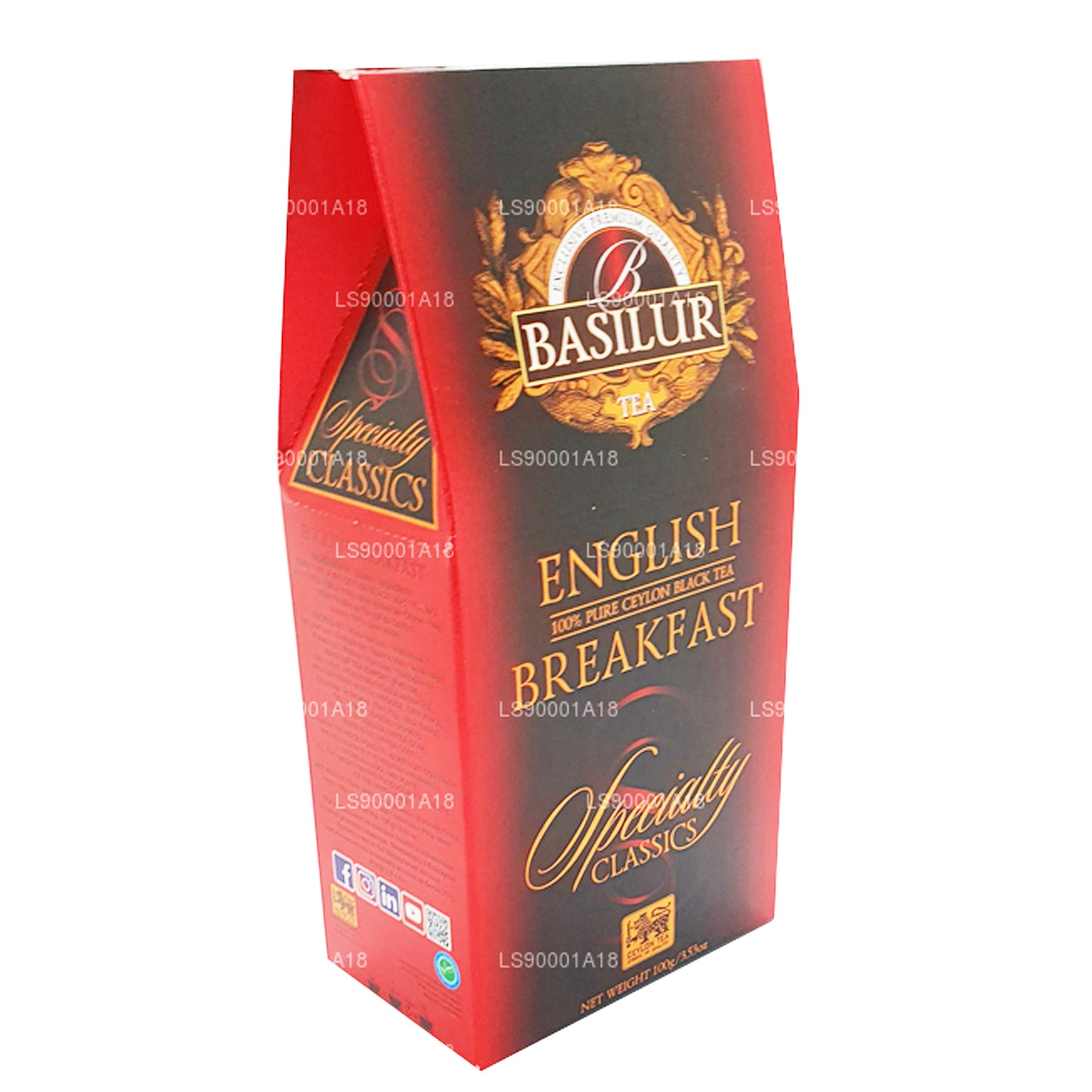 Petit déjeuner anglais Basilur Specialty Classics (100 g)