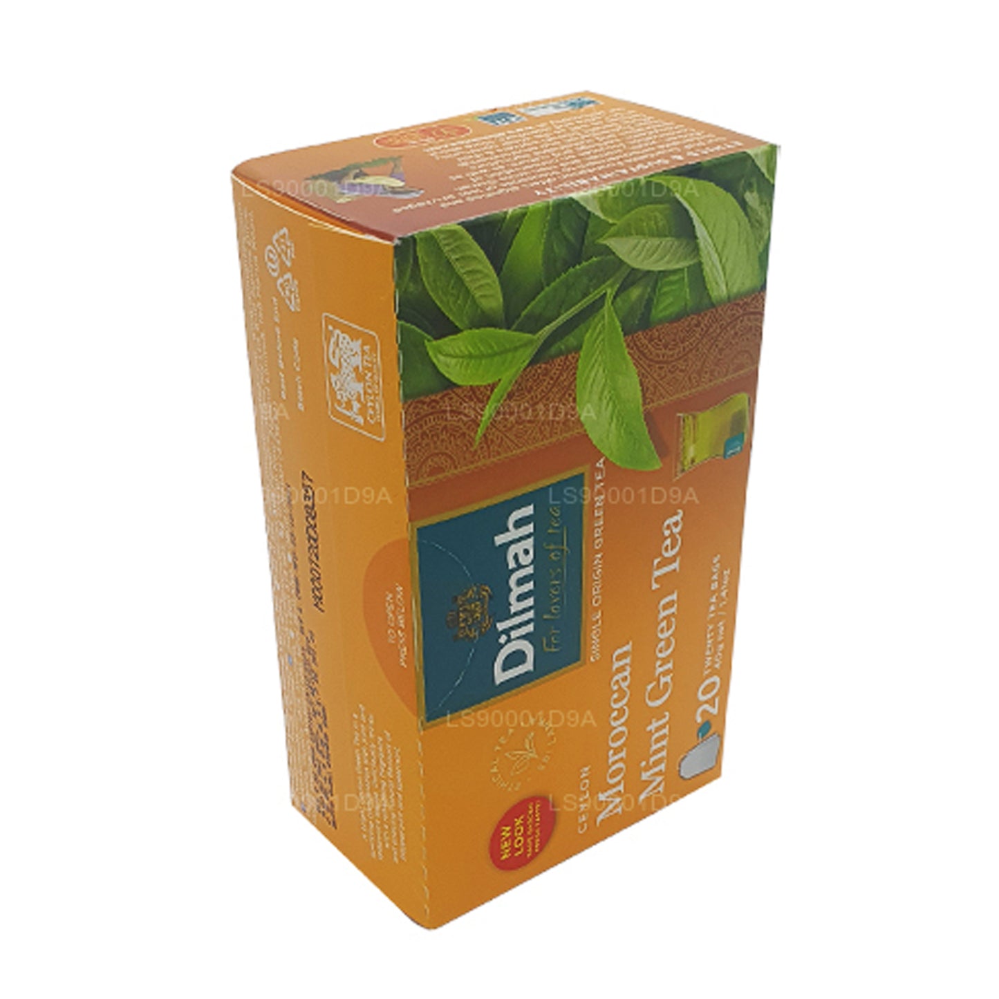 Thé vert à la menthe marocaine Dilmah Ceylan (40g) 20 sachets