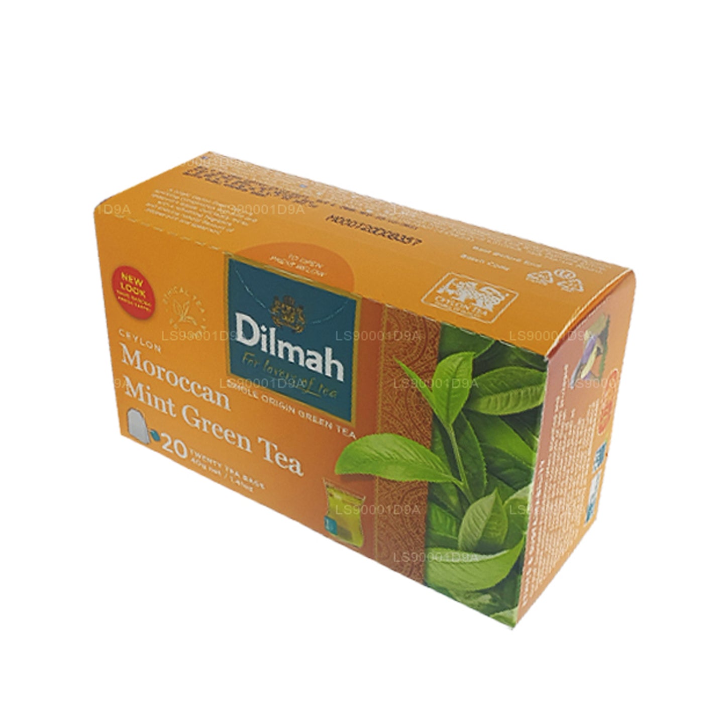 Thé vert à la menthe marocaine Dilmah Ceylan (40g) 20 sachets