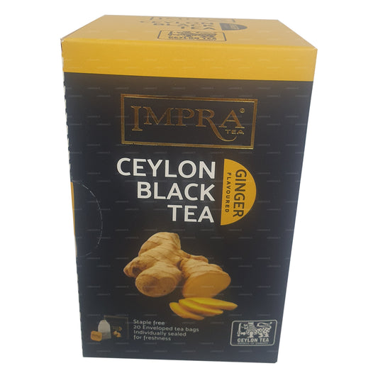 Paquet de 20 sachets de thé Impra Ginger Foil (40 g)