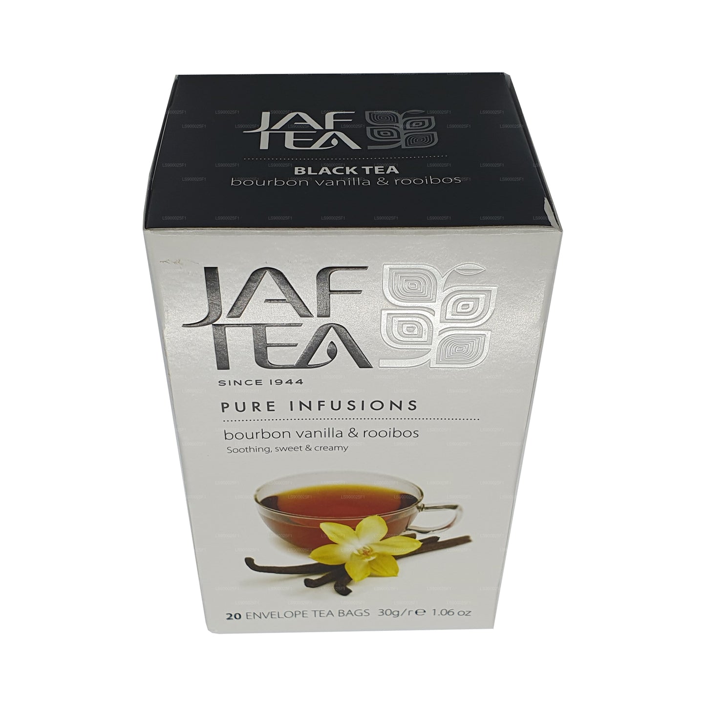 Jaf Tea Pure Infusions Collection Rooibos à la vanille bourbon (30 g) 20 sachets de thé