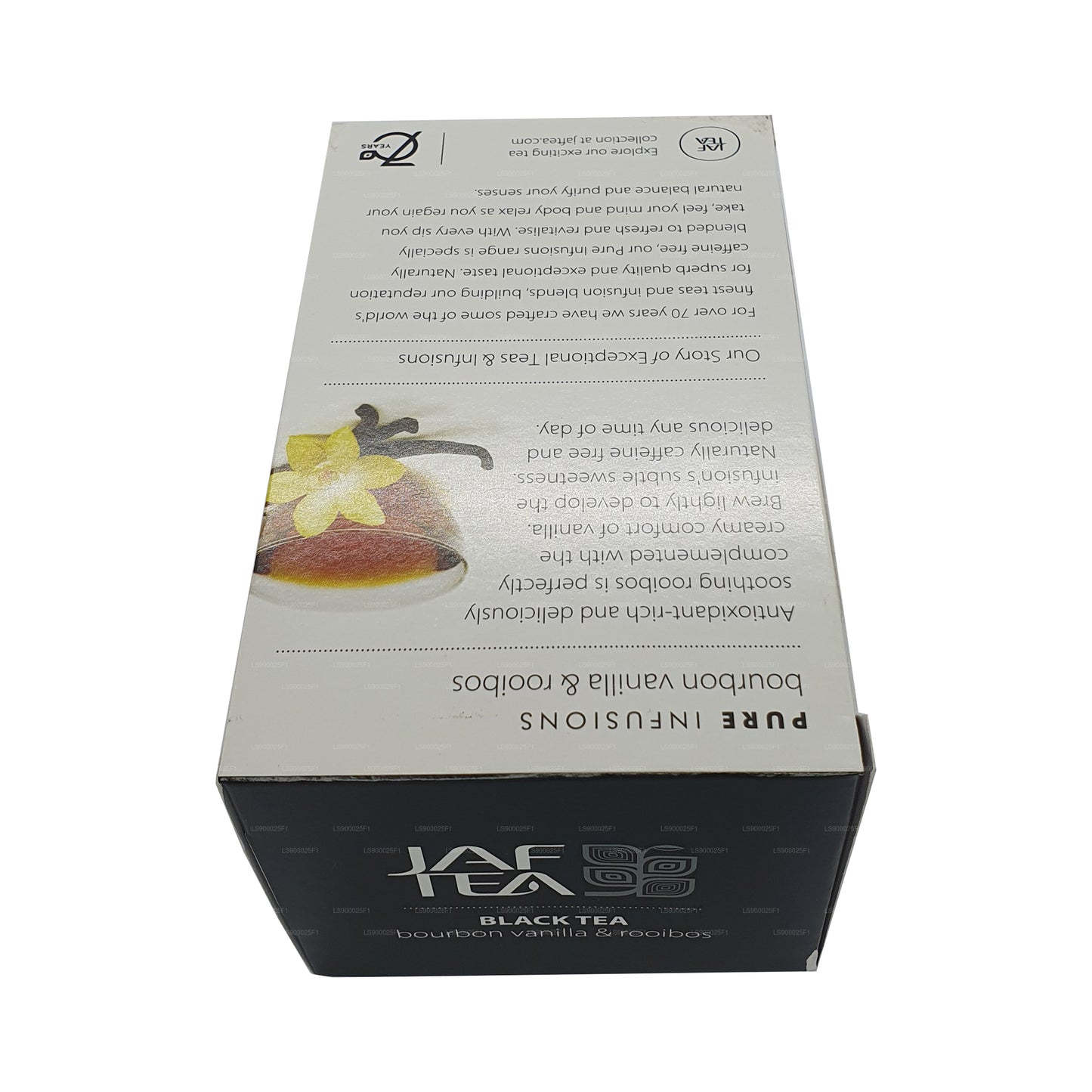 Jaf Tea Pure Infusions Collection Rooibos à la vanille bourbon (30 g) 20 sachets de thé
