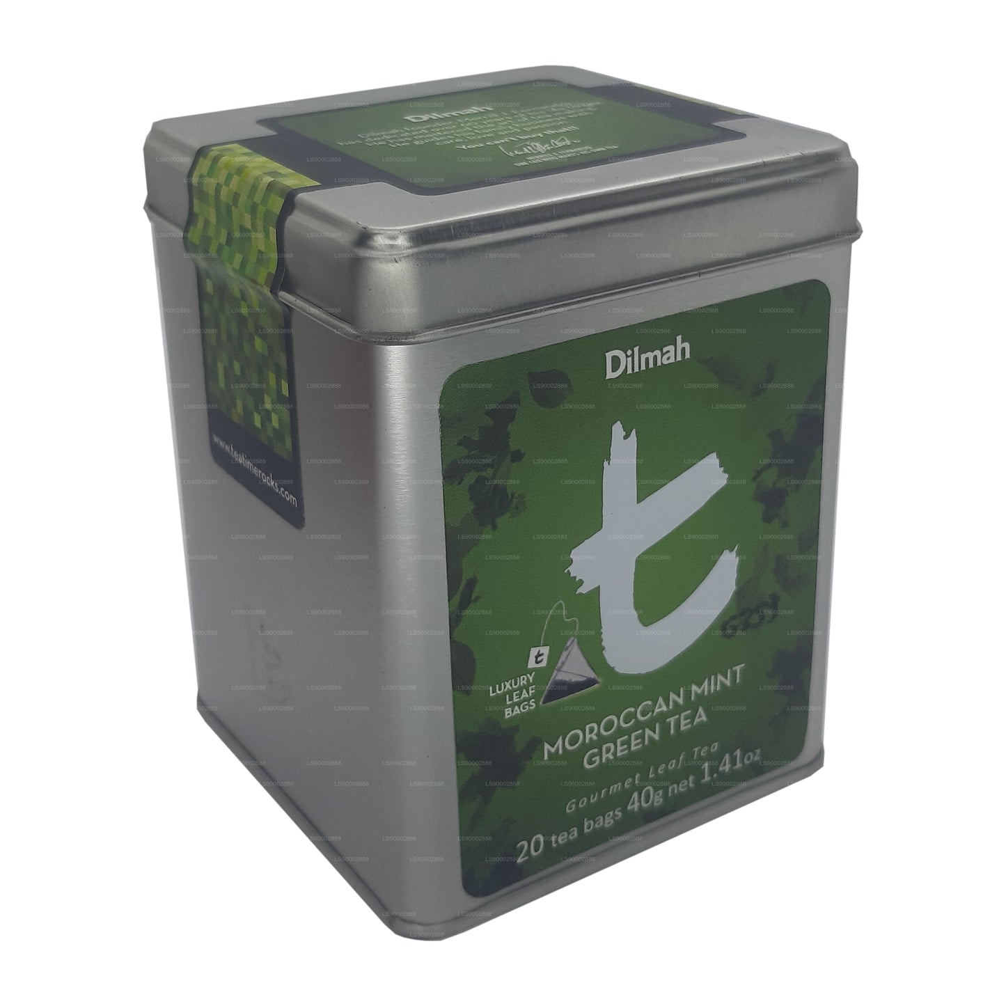 Thé vert à la menthe marocain Dilmah T-series (40g)