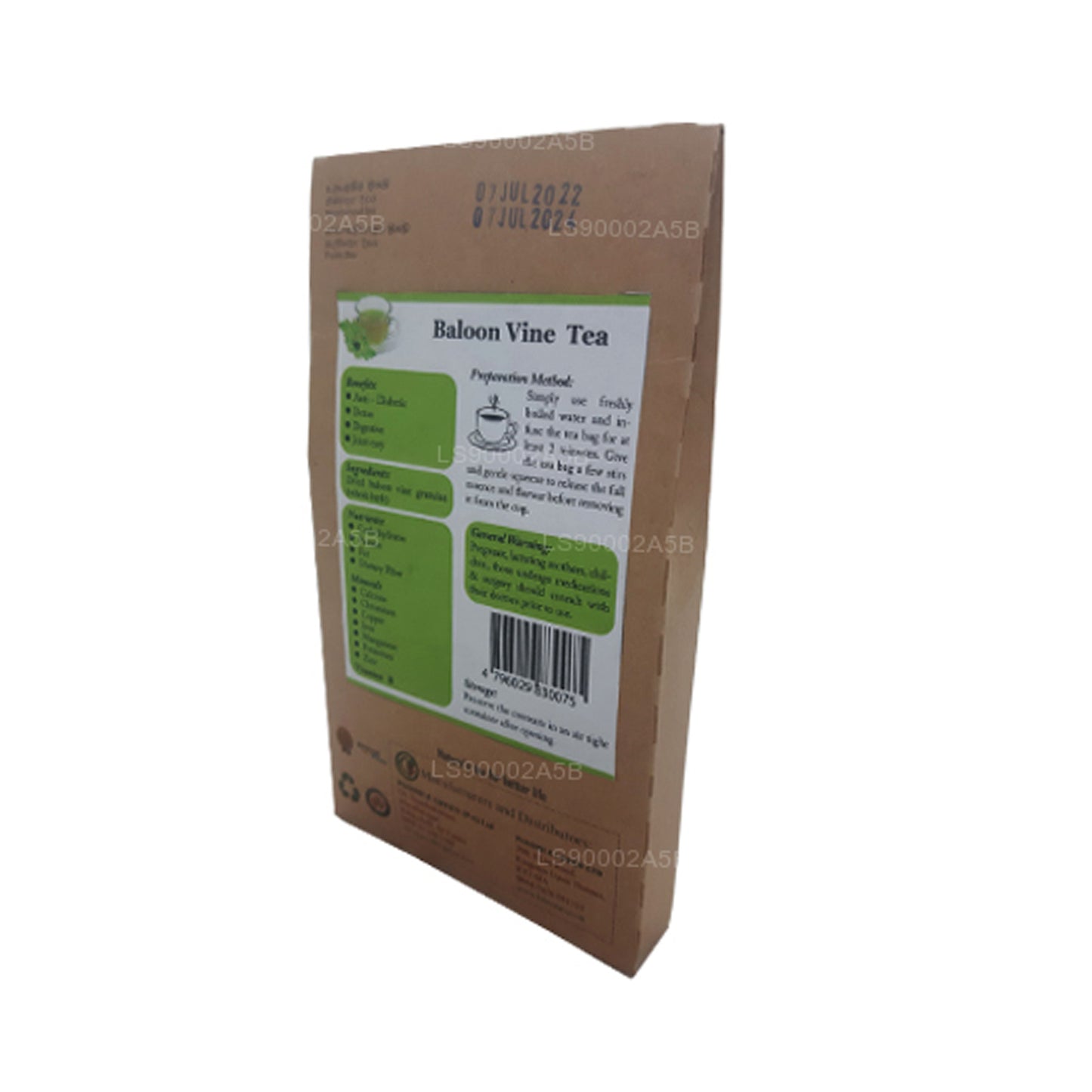 Lifetone Balloon Vine Tea (30 g) 20 sachets de thé