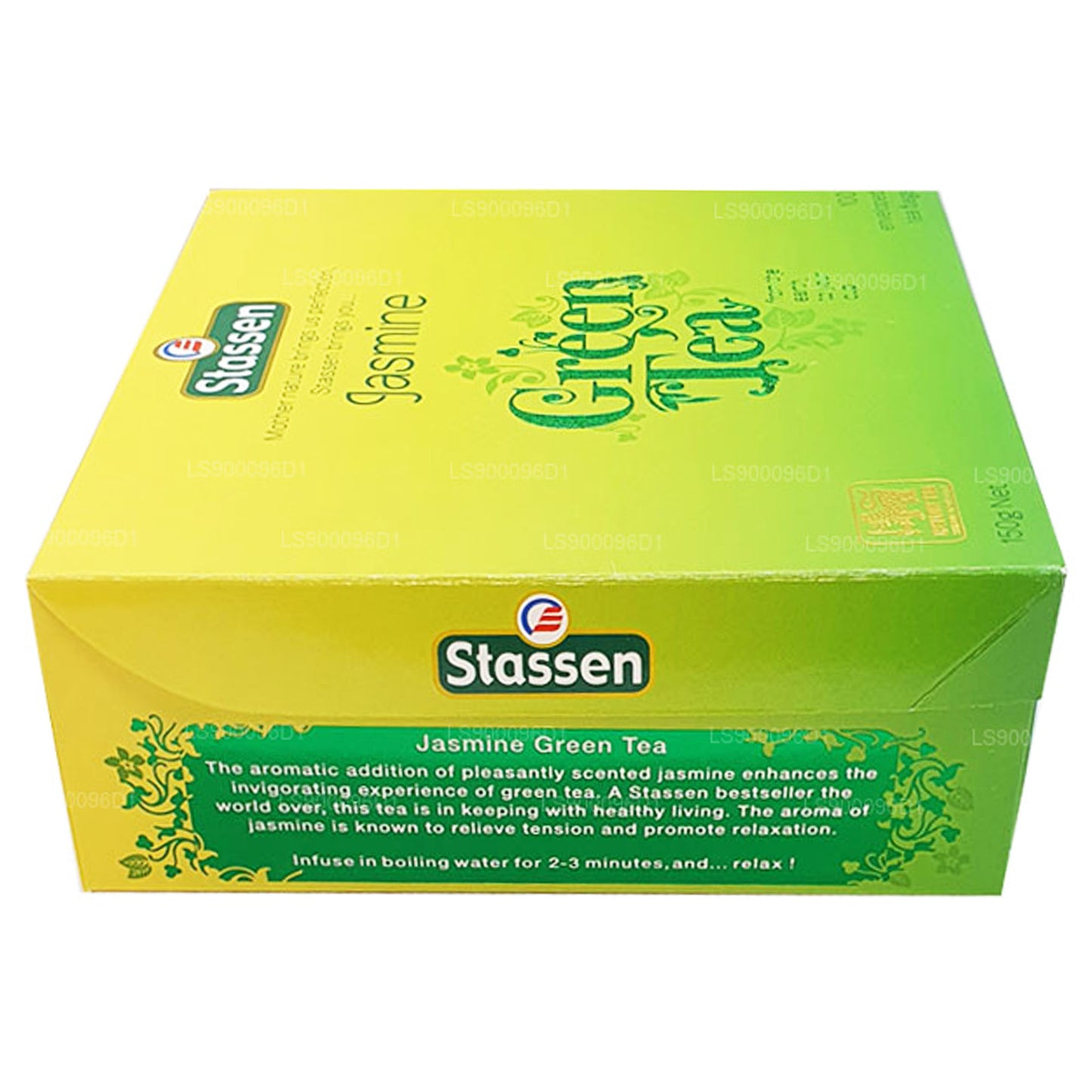 Thé vert au jasmin Stassen (37,5 g) 25 sachets de thé
