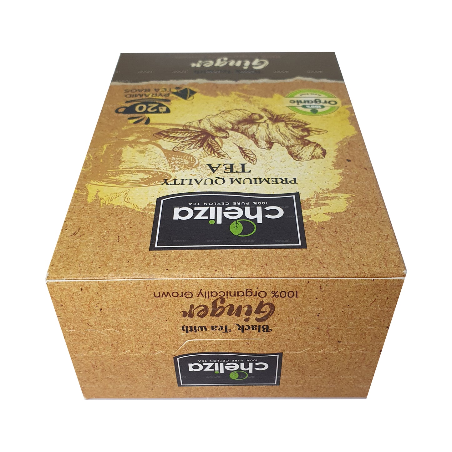 Cheliza Black Tea with Ginger (50g) 20 Tea Bags