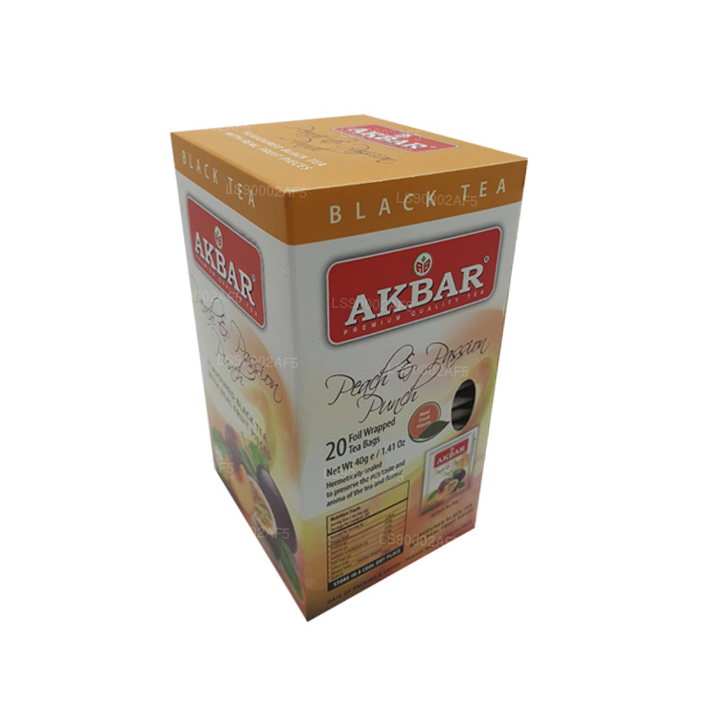 Punch à la pêche et à la passion Akbar (40 g) 20 sachets de thé