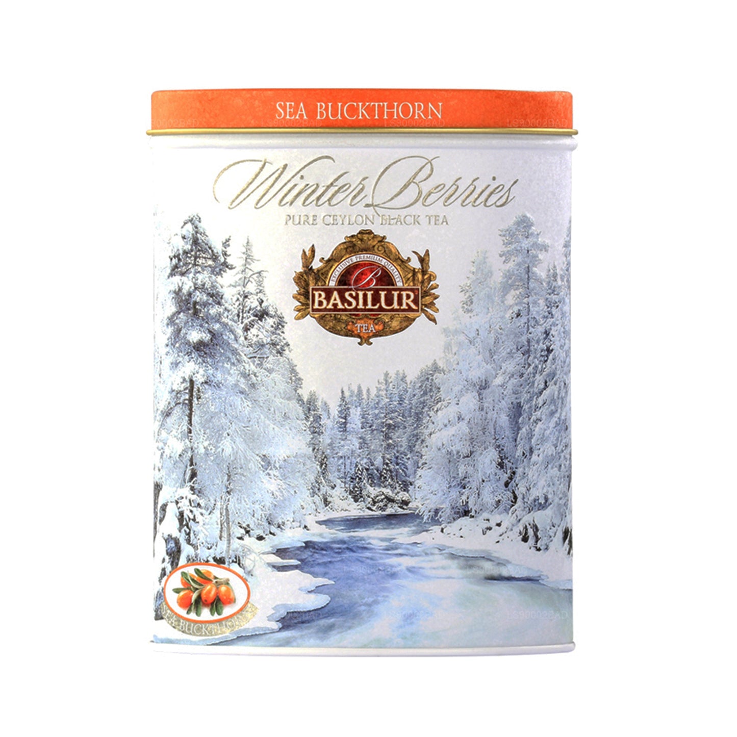 Baies d'hiver Basilur « Argousier » (100 g) en boîte