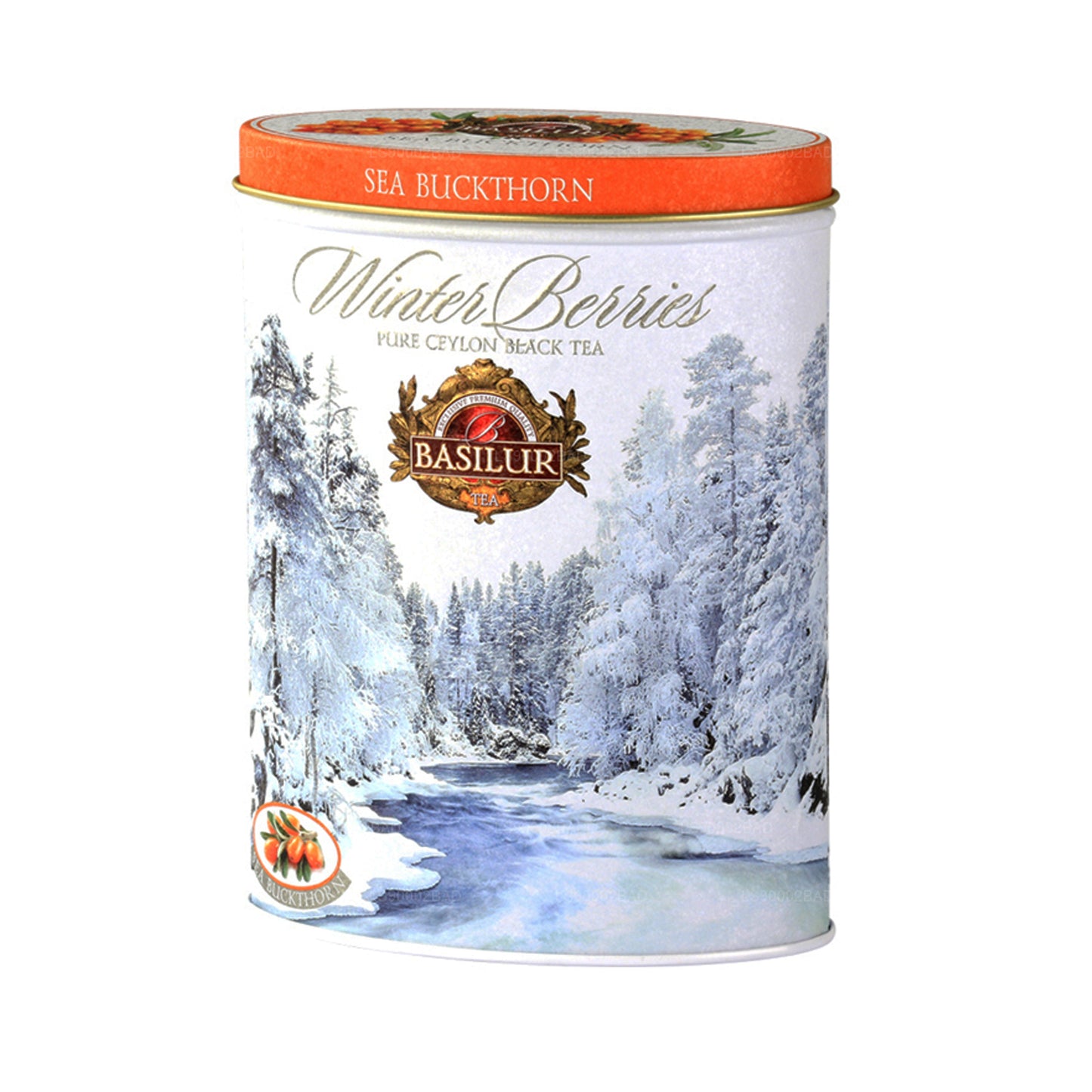 Baies d'hiver Basilur « Argousier » (100 g) en boîte