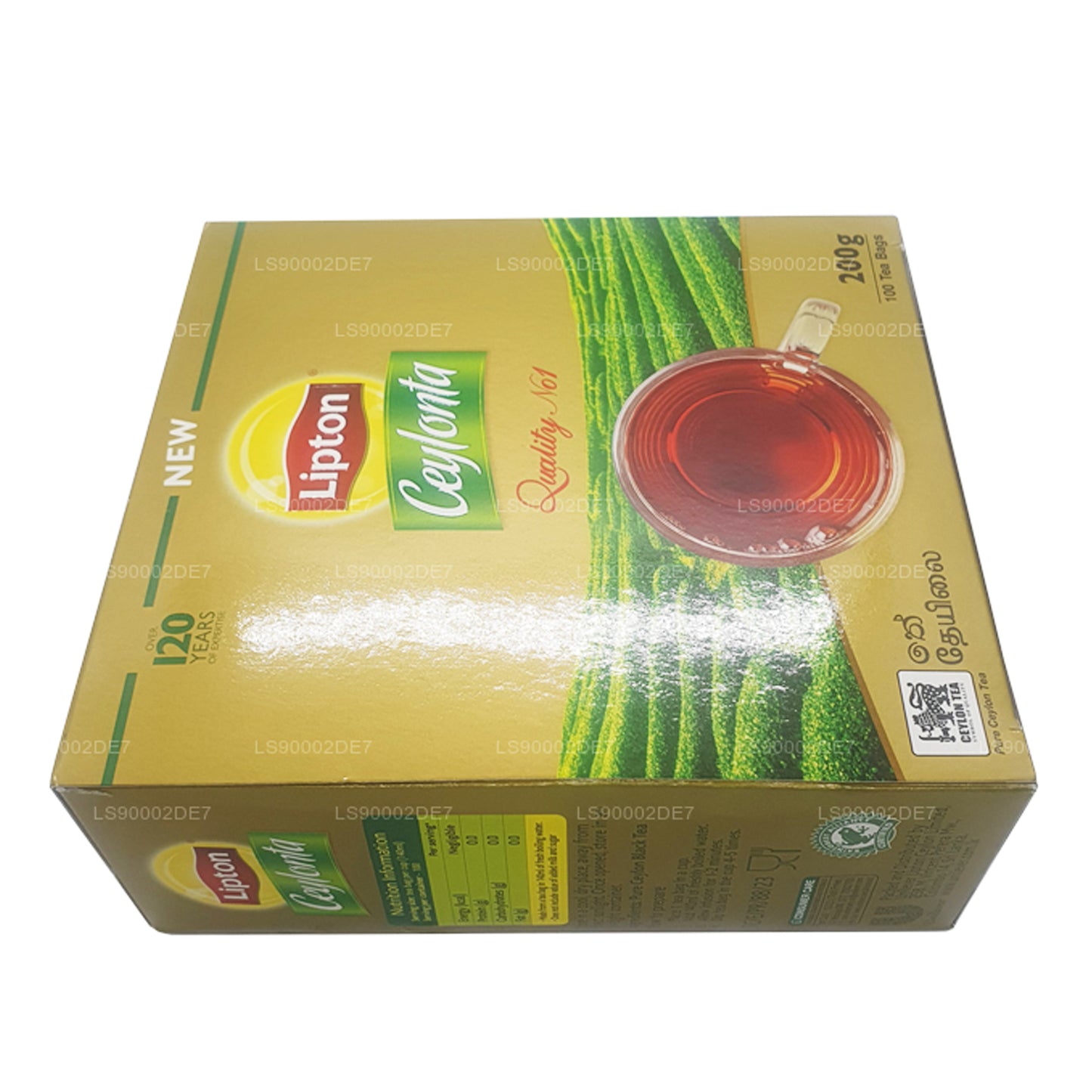 Thé Lipton Ceylonta (200g) 100 sachets de thé