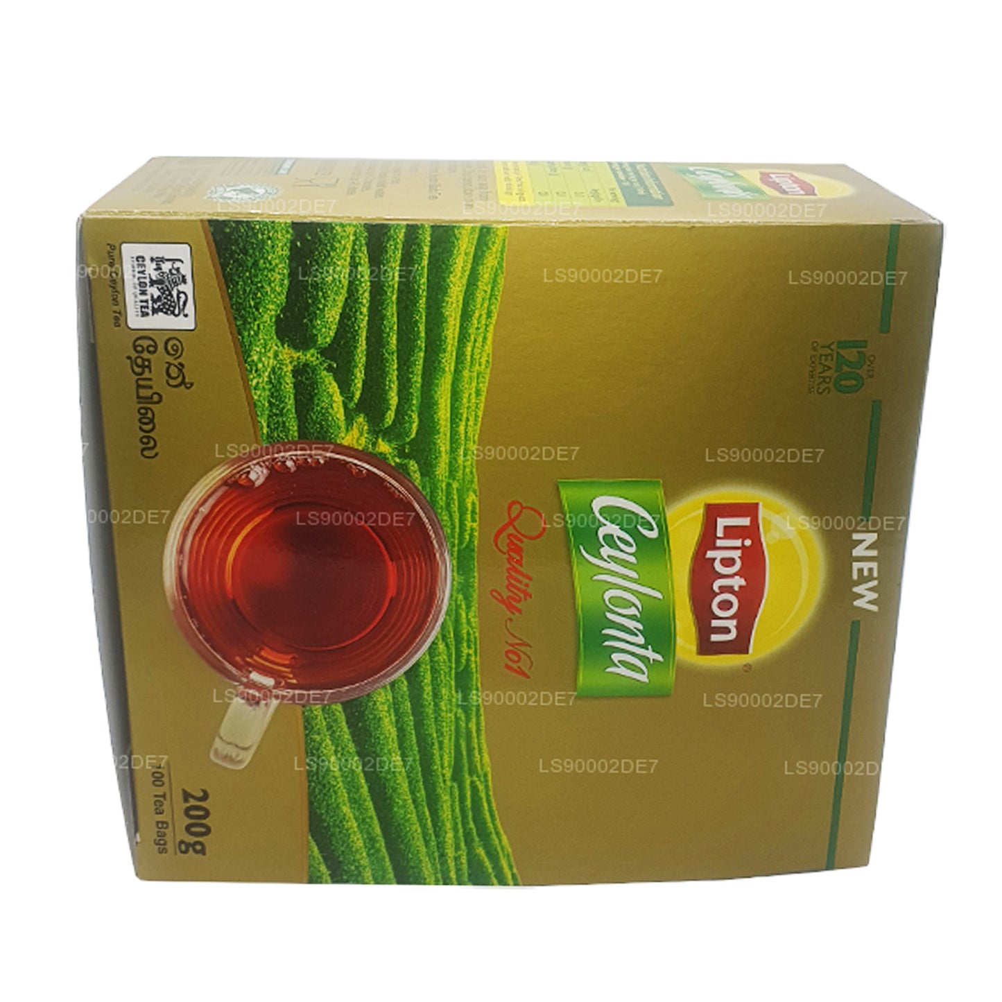 Thé Lipton Ceylonta (200g) 100 sachets de thé