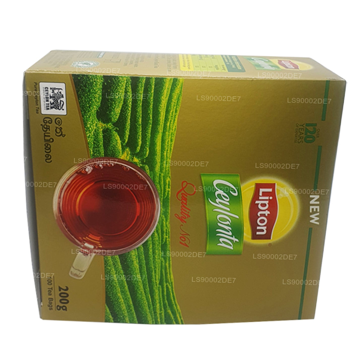 Thé Lipton Ceylonta (200g) 100 sachets de thé