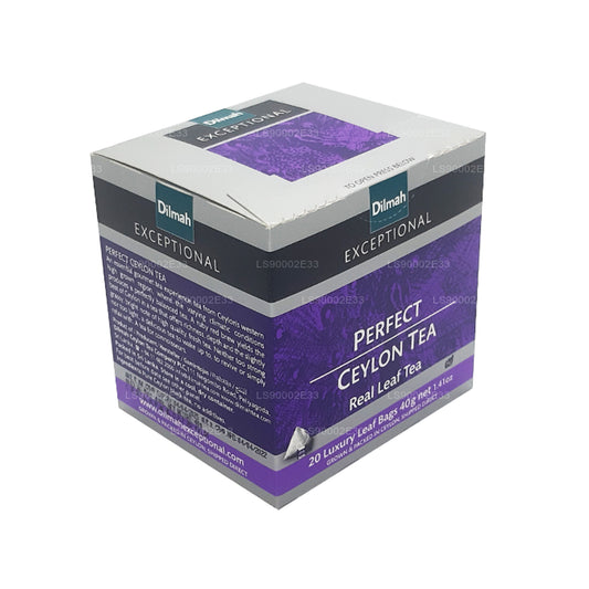 Thé à la feuille véritable de Ceylan Dilmah Exceptional Perfect (40 g), 20 sachets