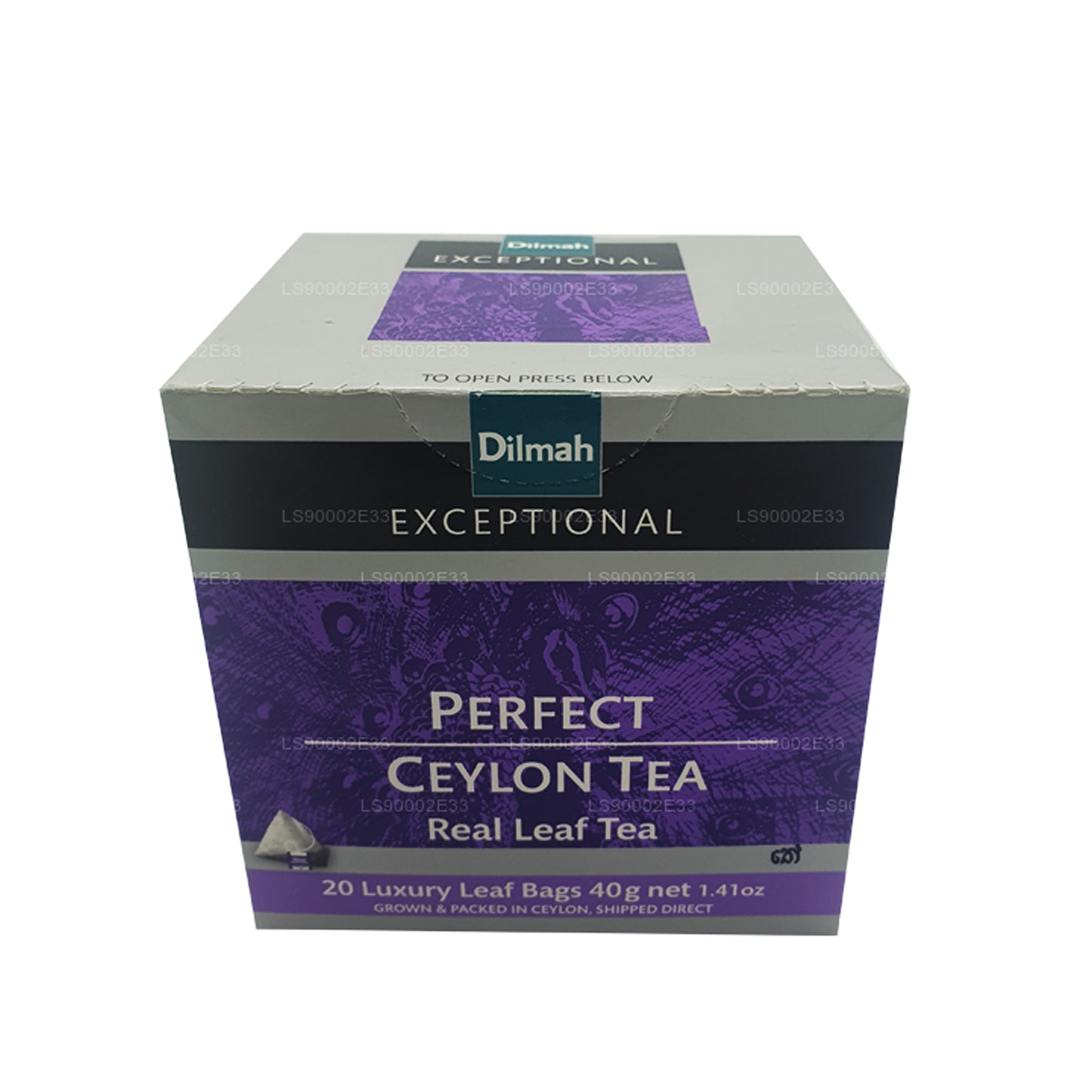 Thé à la feuille véritable de Ceylan Dilmah Exceptional Perfect (40 g), 20 sachets