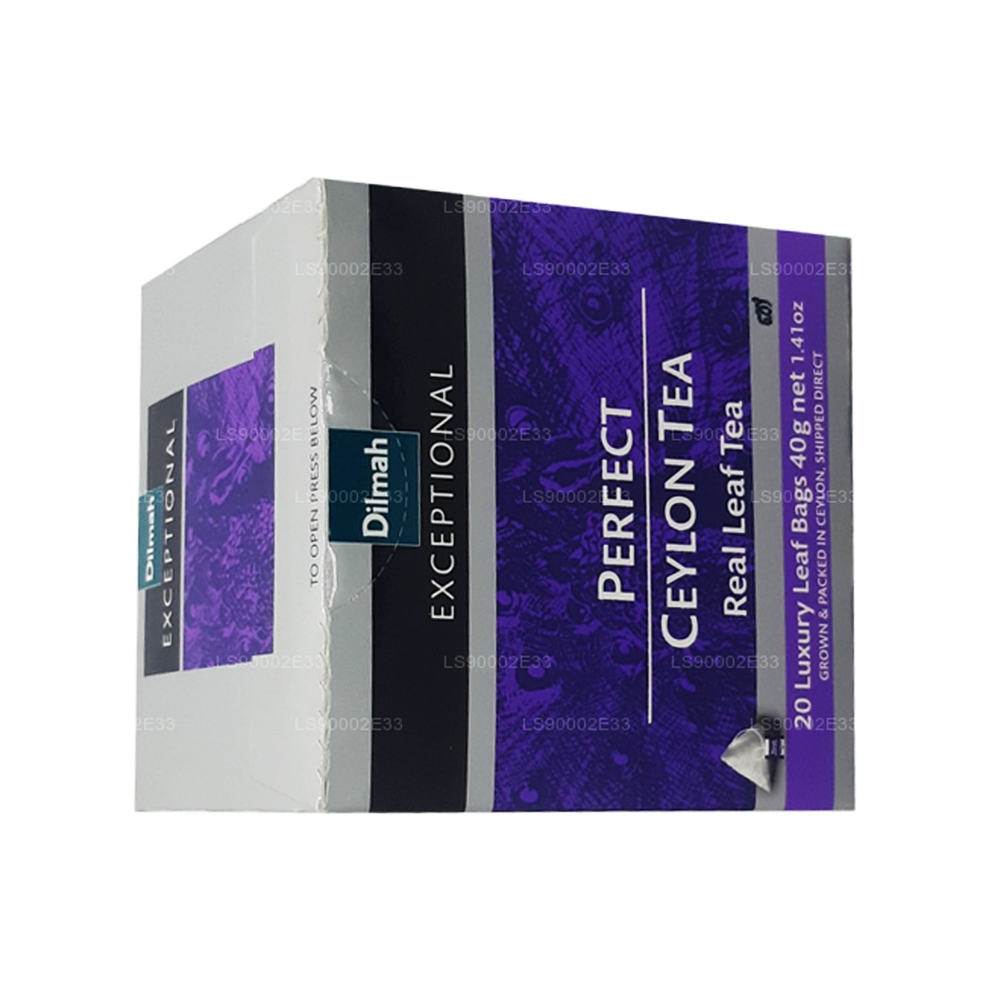 Thé à la feuille véritable de Ceylan Dilmah Exceptional Perfect (40 g), 20 sachets