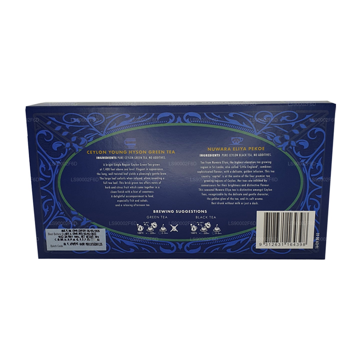 Sachets de thé pour homme Dilmah