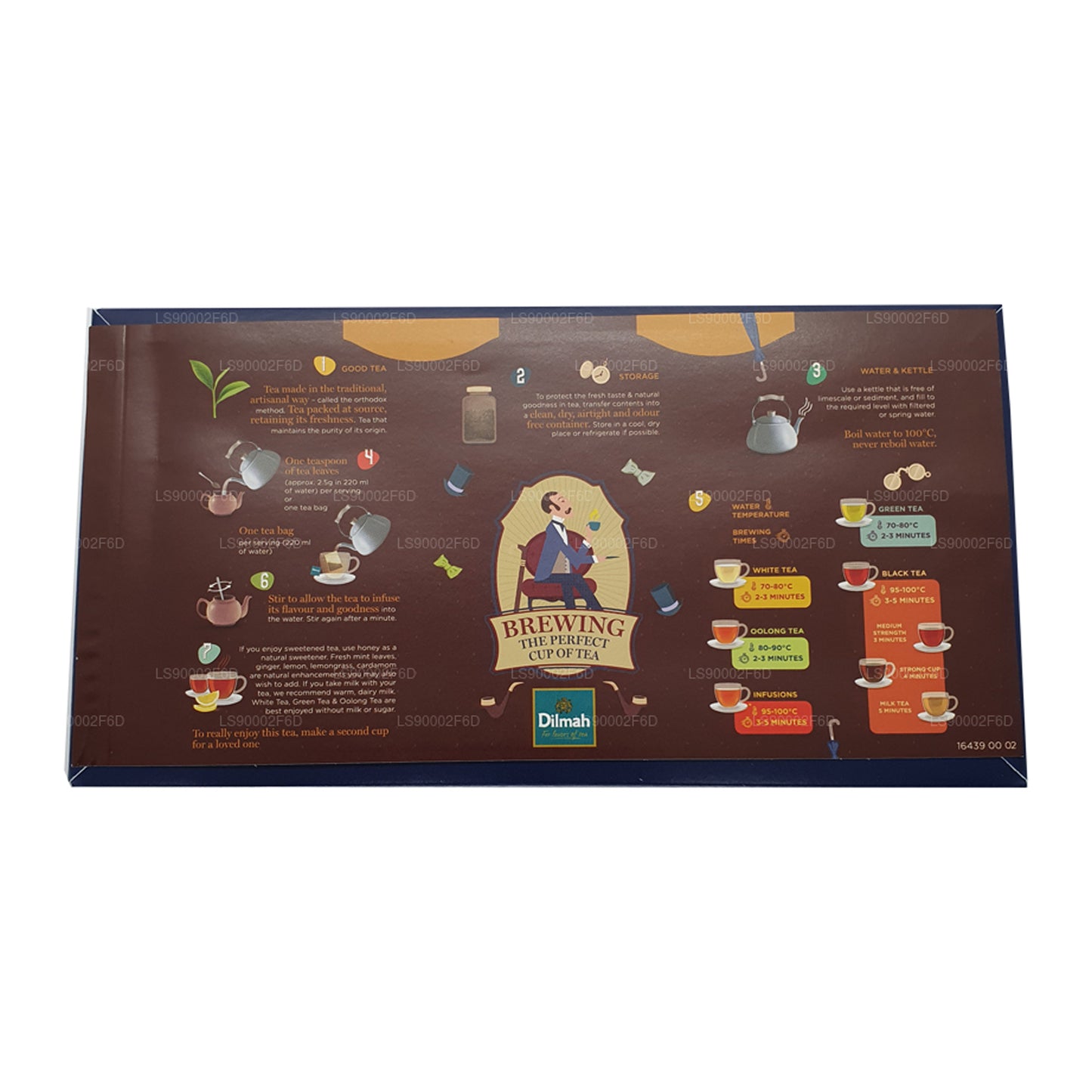 Sachets de thé pour homme Dilmah