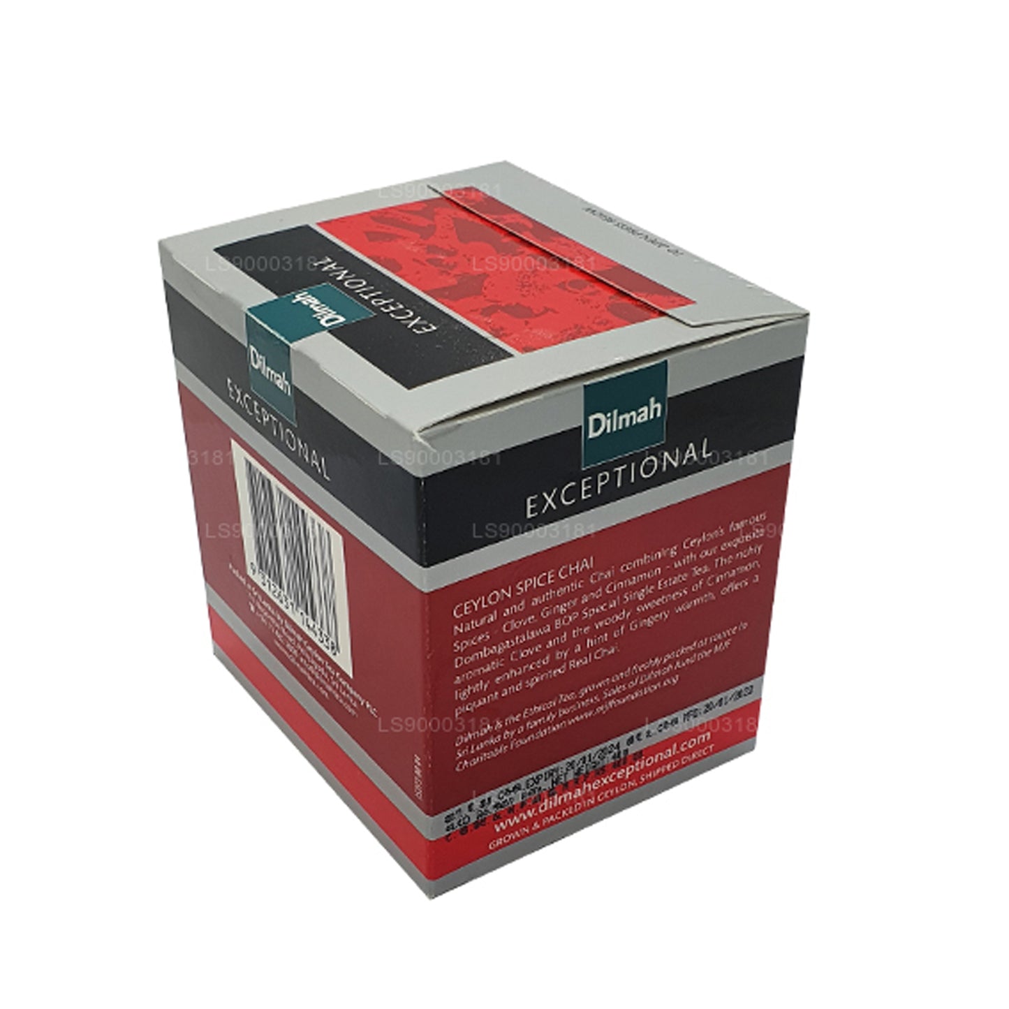 Dilmah Exceptional Ceylan Spice Chai (40 g) 20 sachets de thé