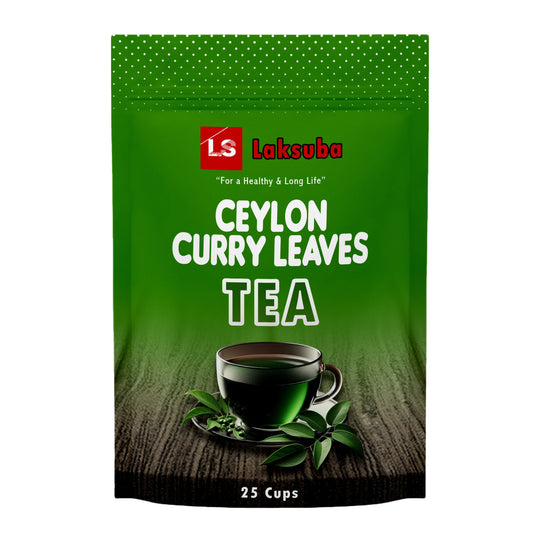 Tisane de feuilles de curry de Ceylan Laksuba (37,5 g) 25 sachets