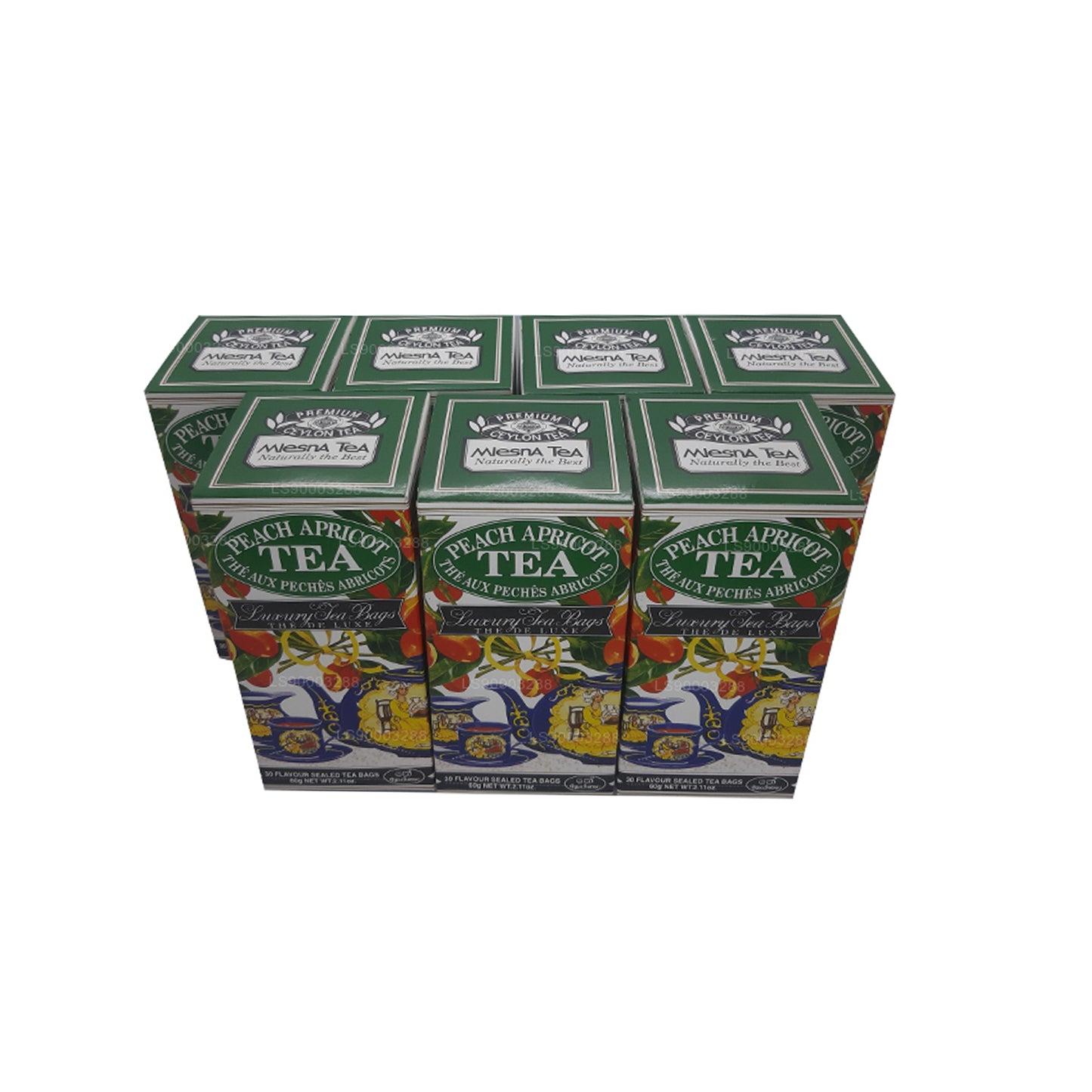 Mlesna Peach Apricot Luxury Tea Bags (60g x 7)