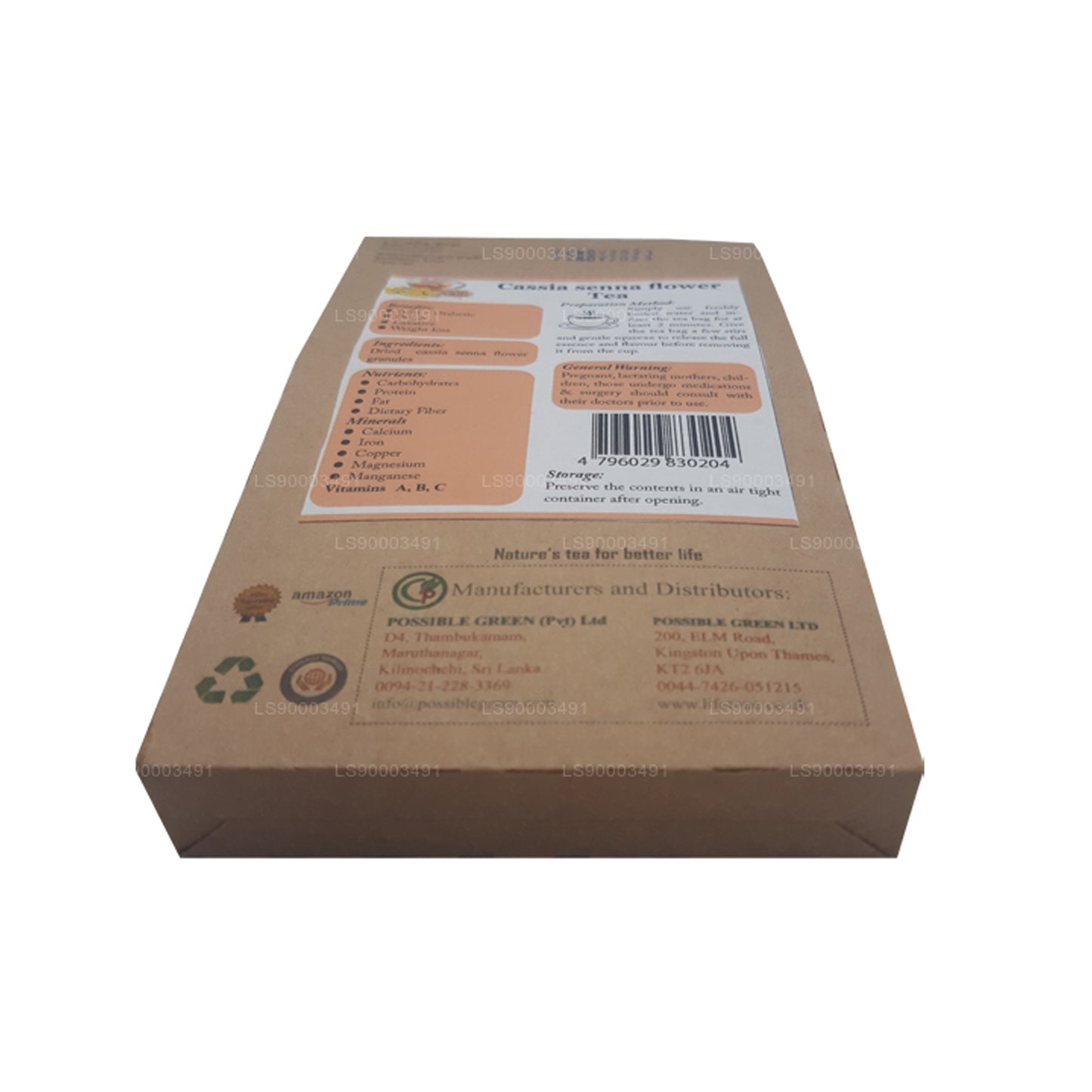 Thé aux fleurs de séné Lifetone (30 g)