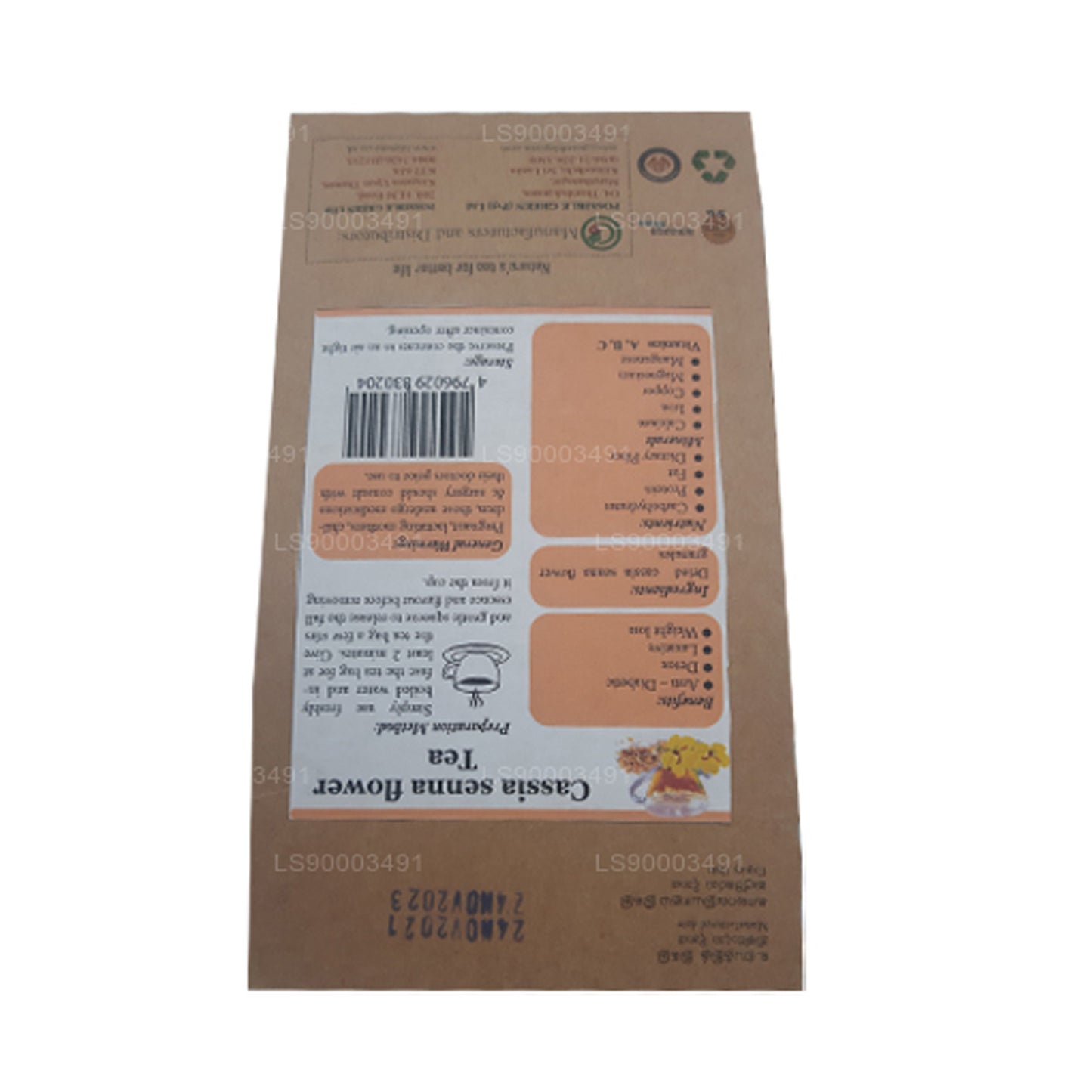 Thé aux fleurs de séné Lifetone (30 g)