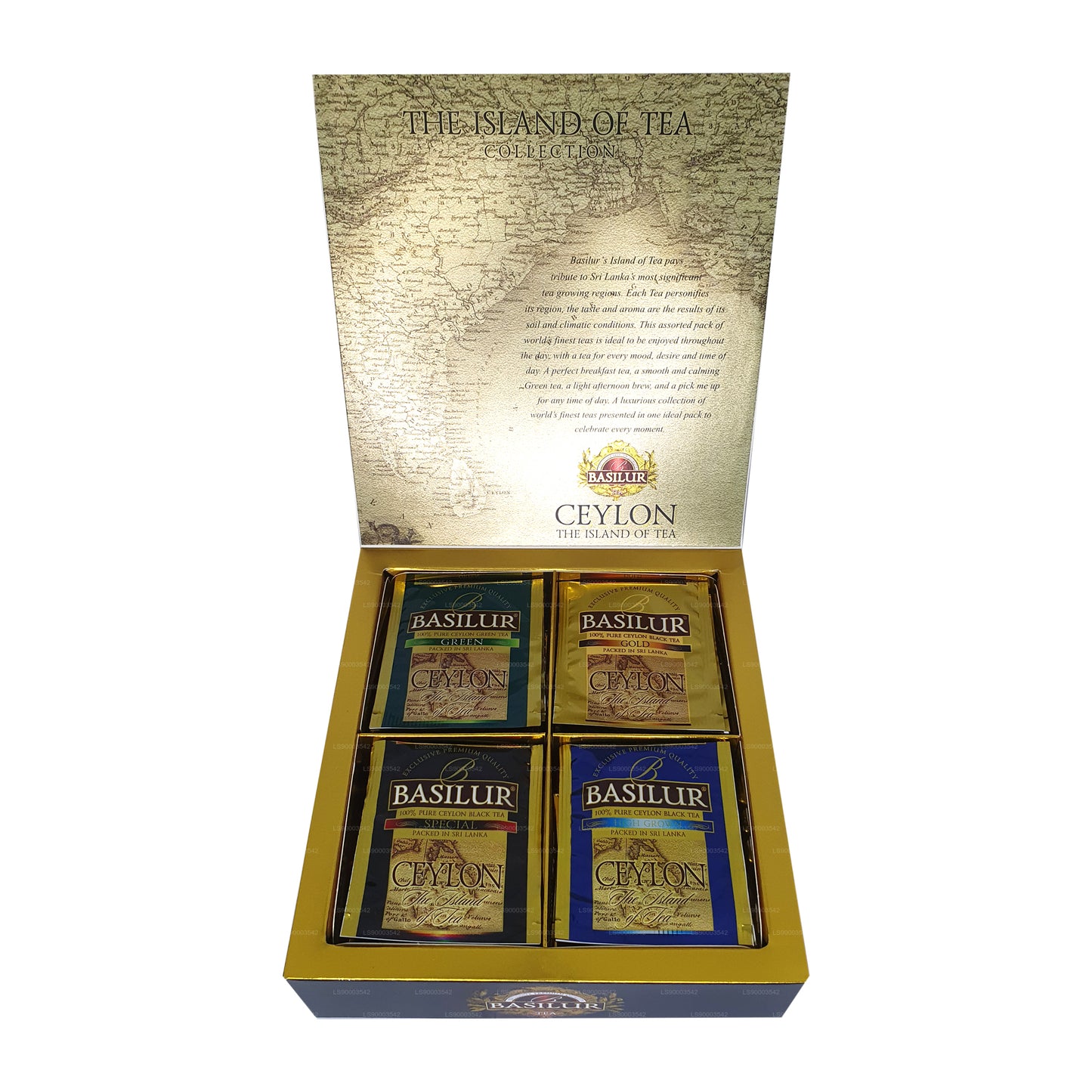 Basilur Island of Tea « Assorted Island of Tea » 40 sachets de thé enveloppés