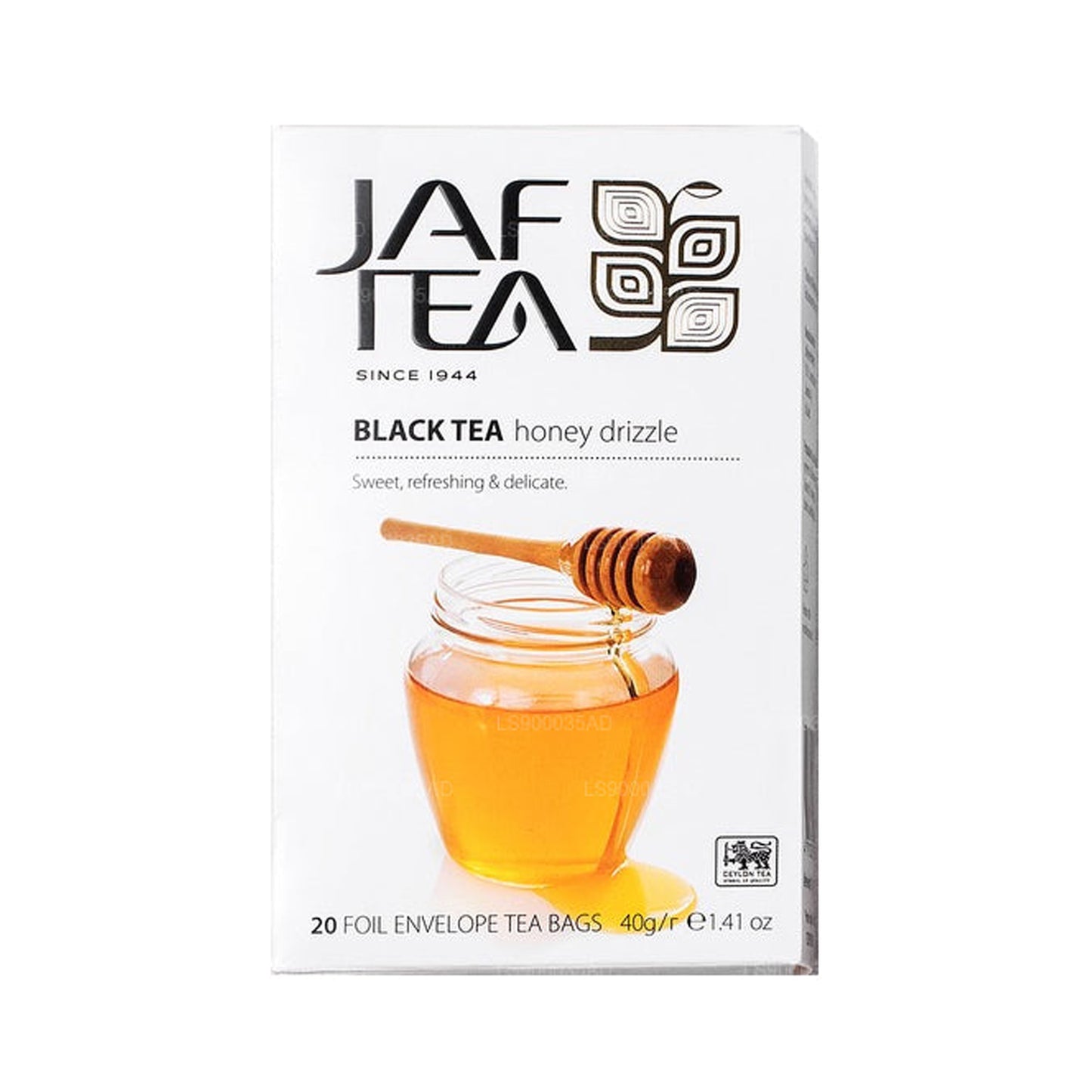 Sachets de thé Jaf Tea Black Tea Honey Drizzle Enveloppe (40 g)