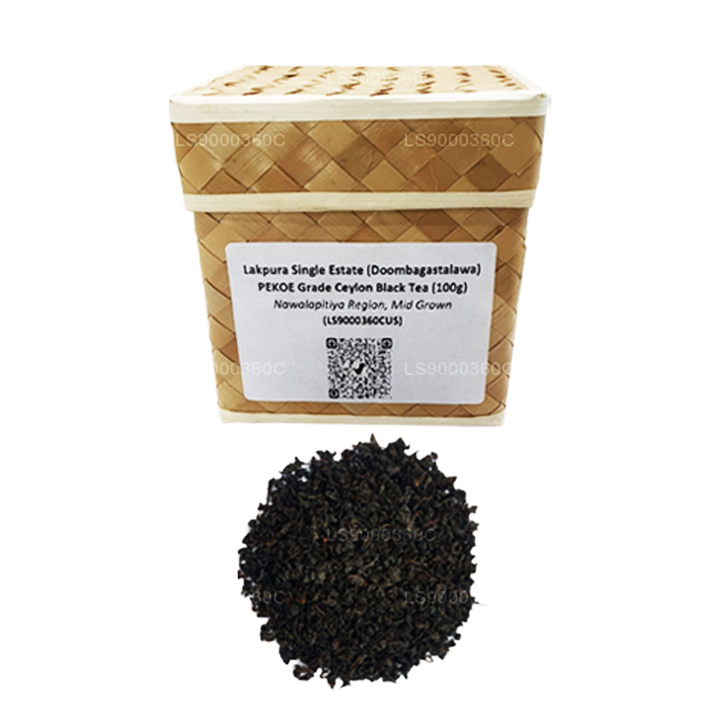 Thé noir de Ceylan Lakpura Single Estate (Doombagastalawa) PEKOE Grade (100 g)