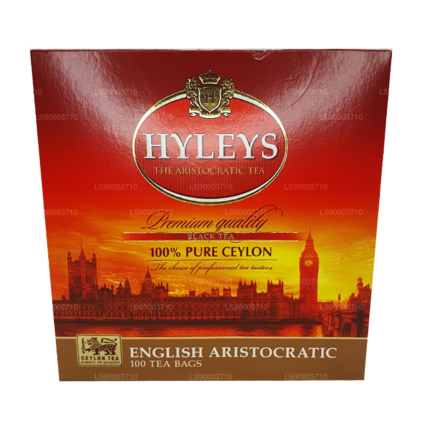 Thé noir de qualité supérieure HYLEYS 100 sachets de thé (200 g)