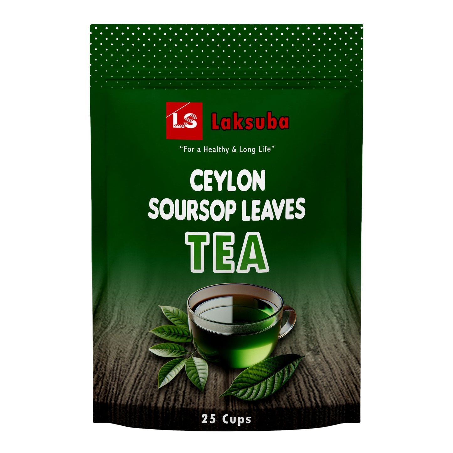 Thé de feuilles de corossol Laksuba Ceylon (37,5 g) 25 sachets