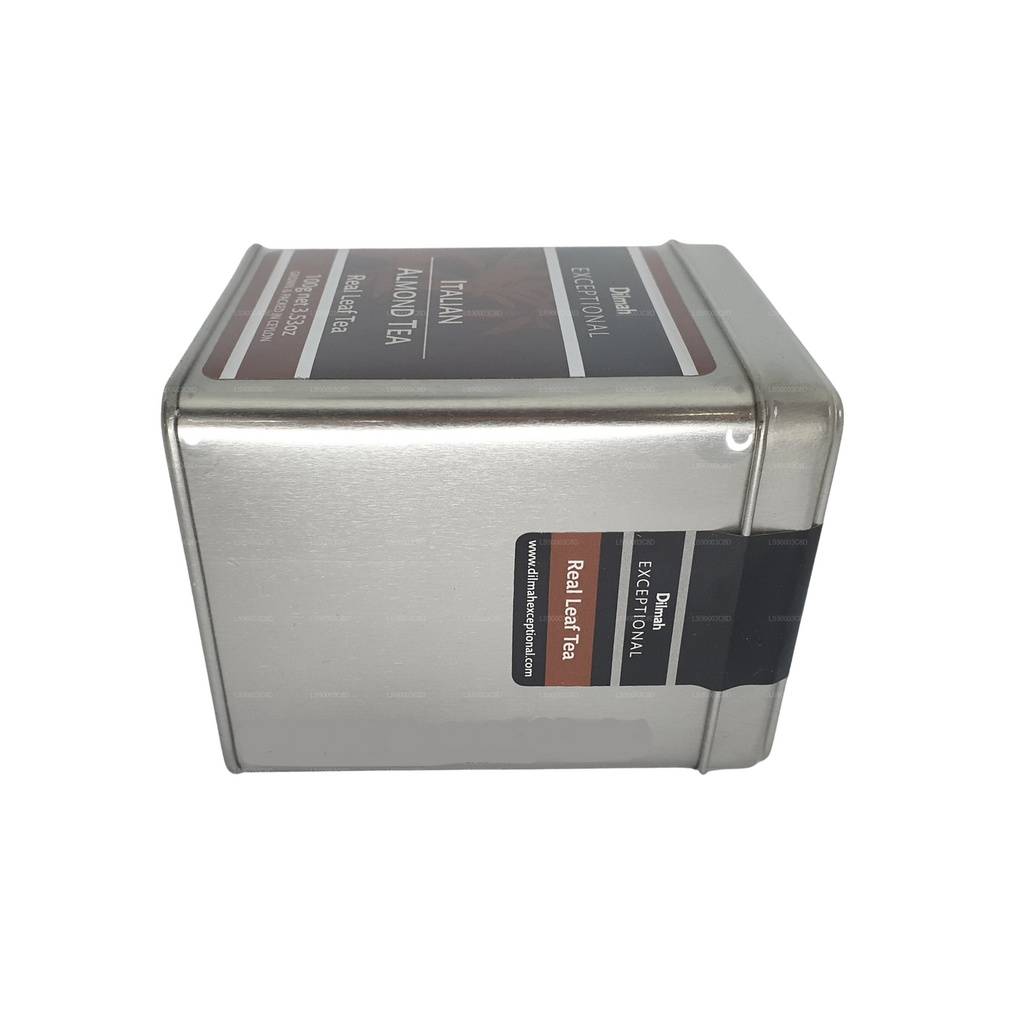 Thé aux amandes italien d'exception Dilmah (100 g) Boîte en fer-blanc