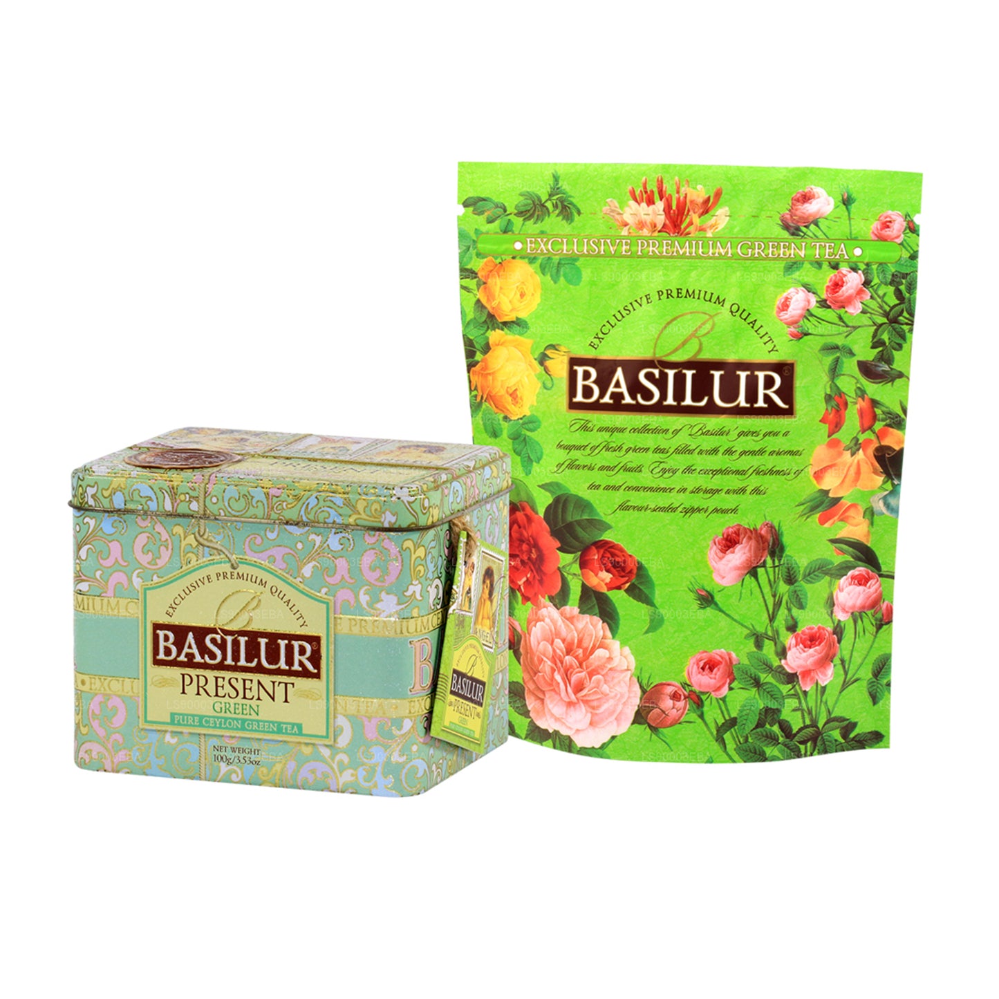 Boîte cadeau Basilur « Green » (100 g)
