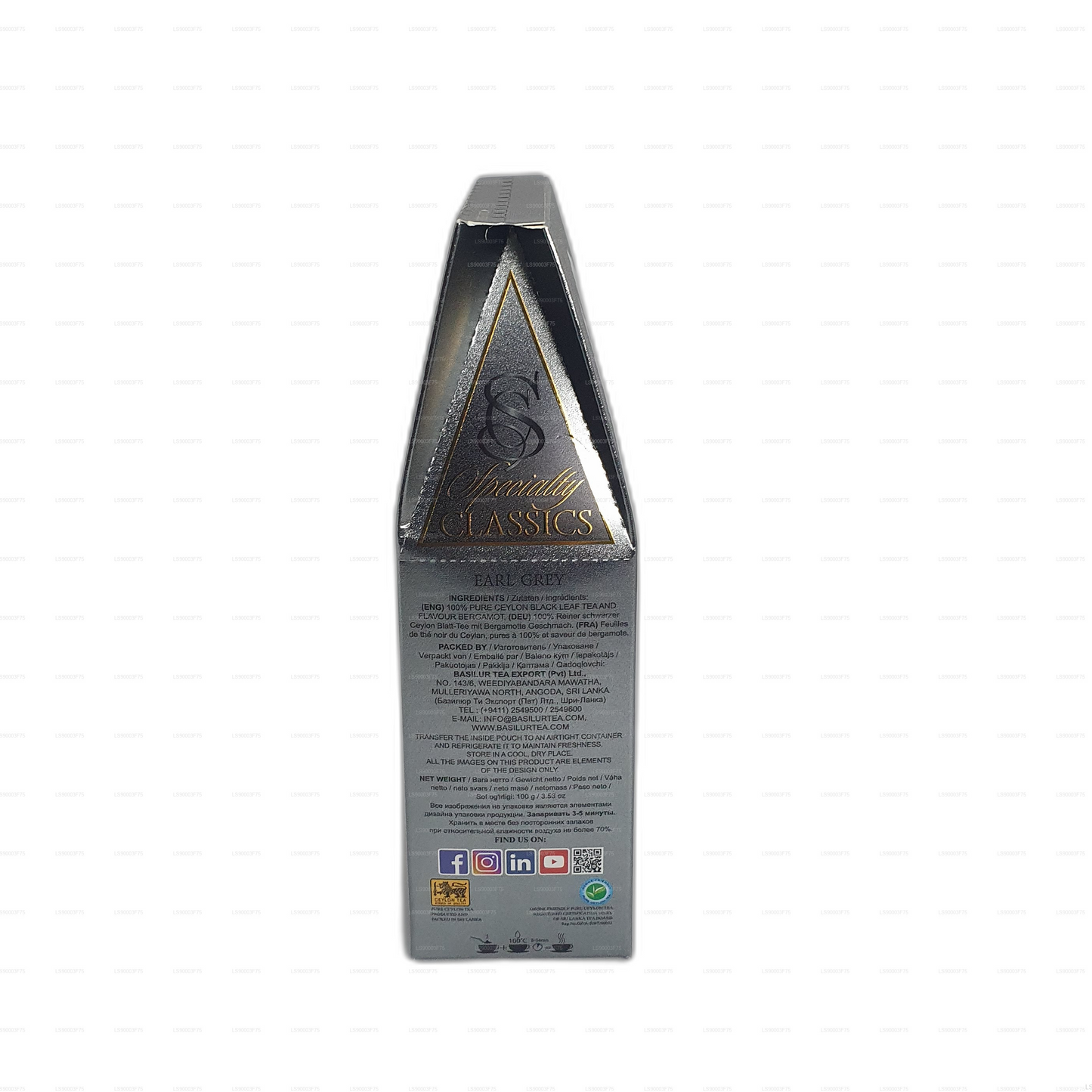 Basilur Specialty Classics Earl Grey (100g)