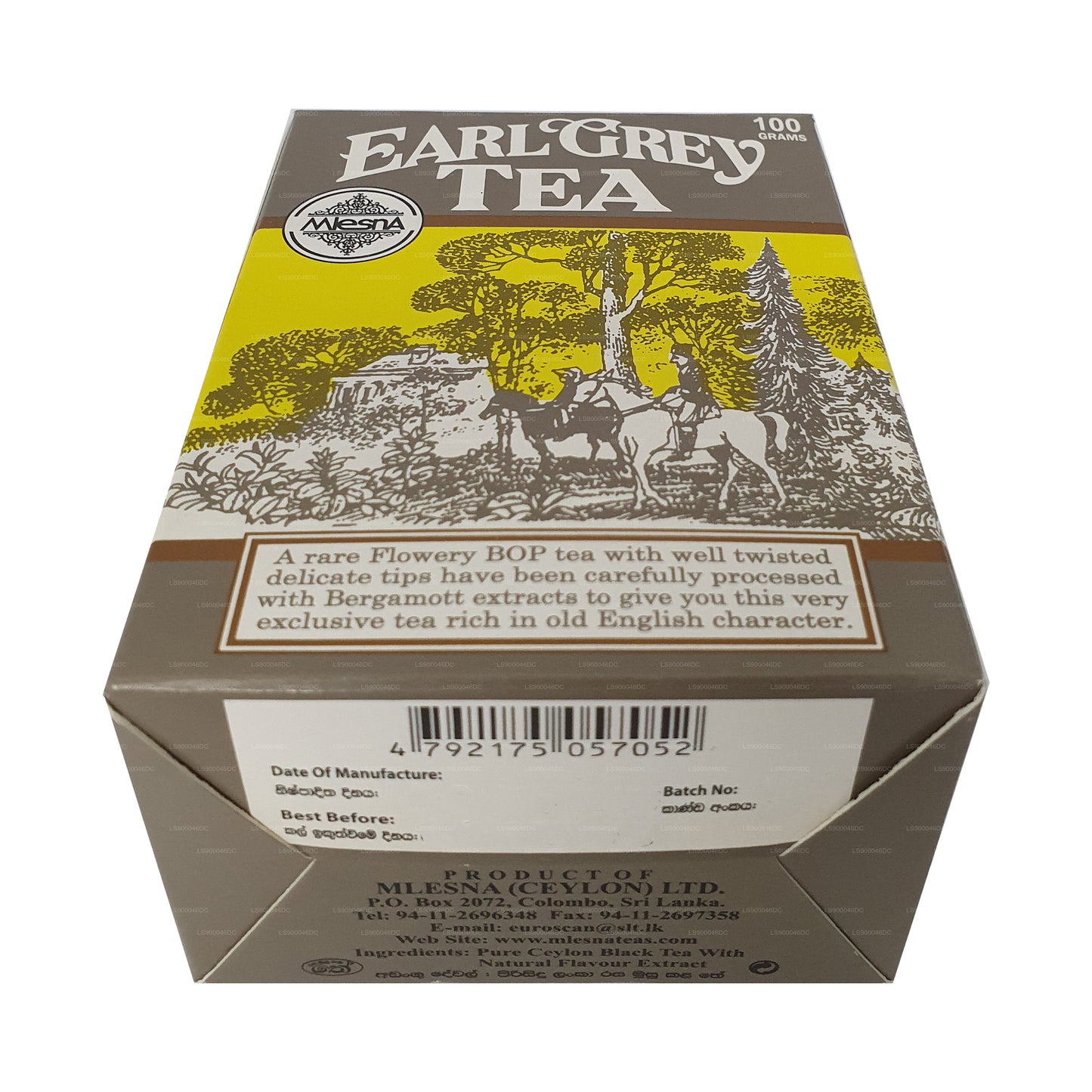 Thé en vrac Mlesna Earl Grey