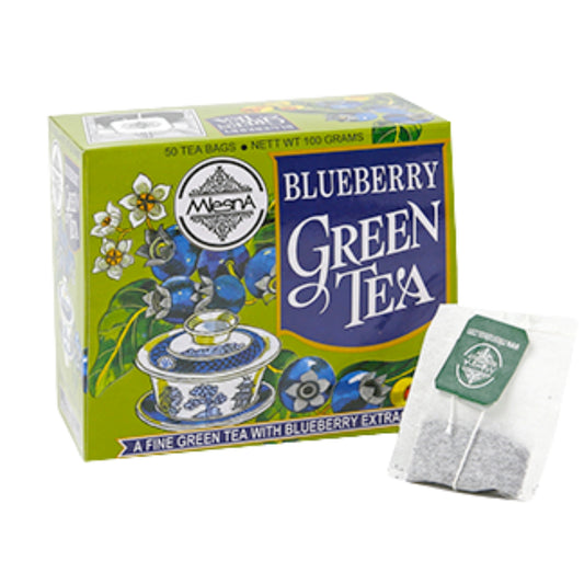 Thé vert Mlesna aux myrtilles (100 g) 50 sachets