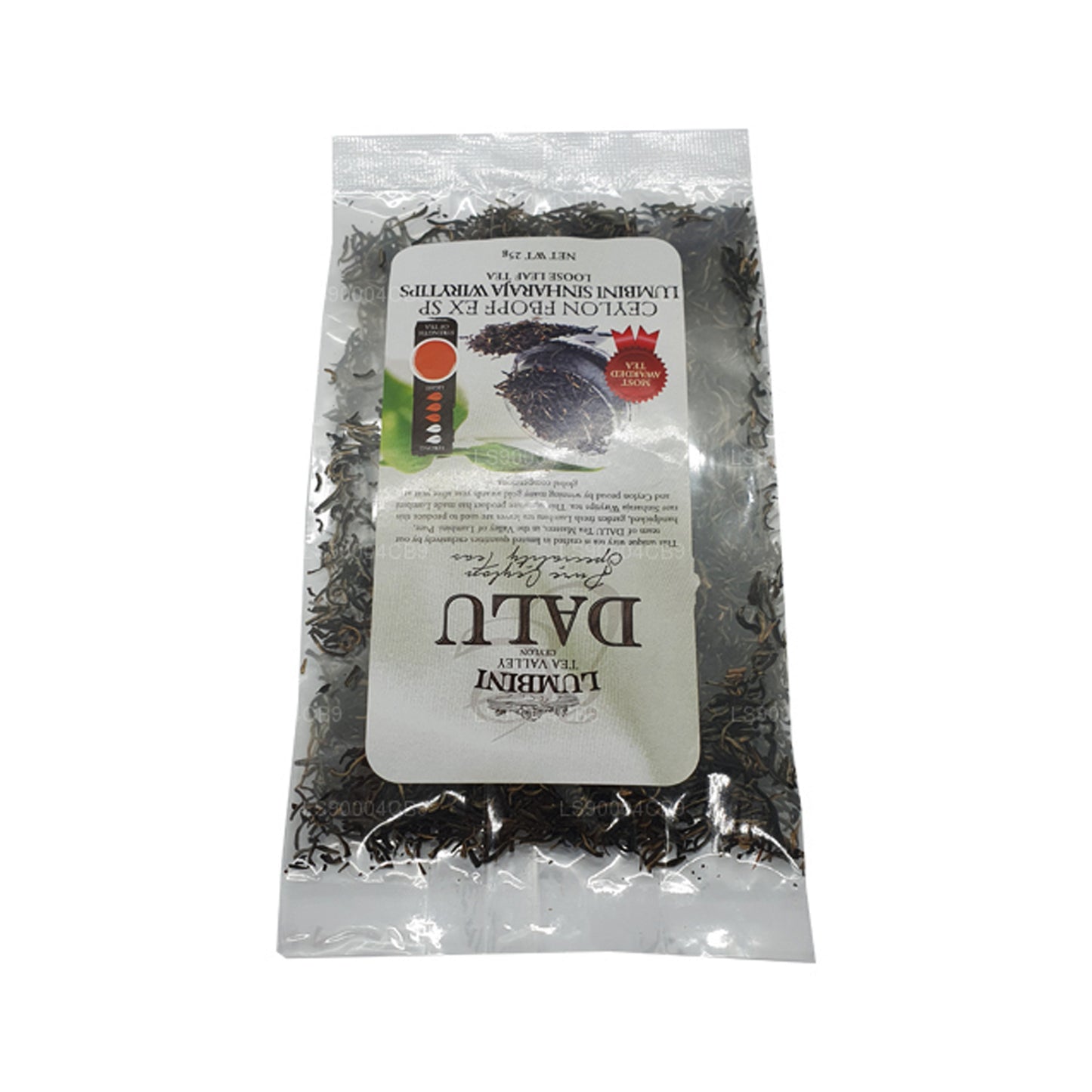 Thé noir de qualité Lumbini Sinharaja Wiry Tips (FBOPF EX SP) (25 g)