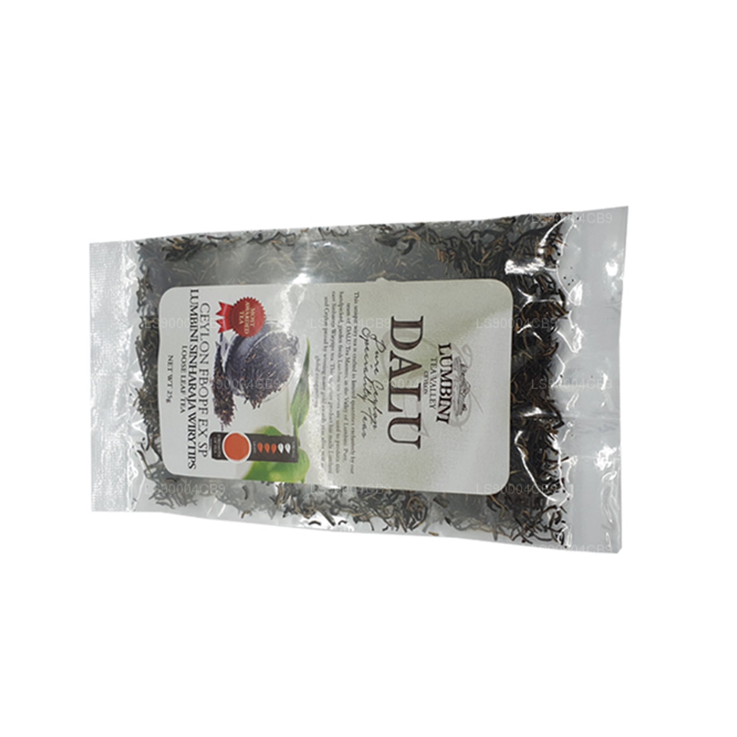 Thé noir de qualité Lumbini Sinharaja Wiry Tips (FBOPF EX SP) (25 g)